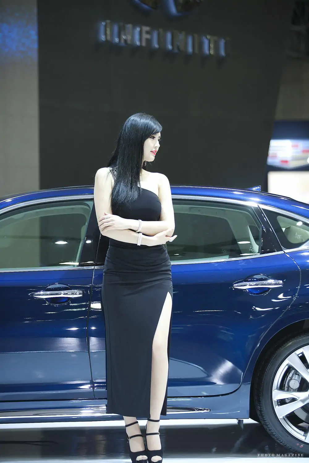 韩国车模崔星河《车展优雅长裙系列》高清套图