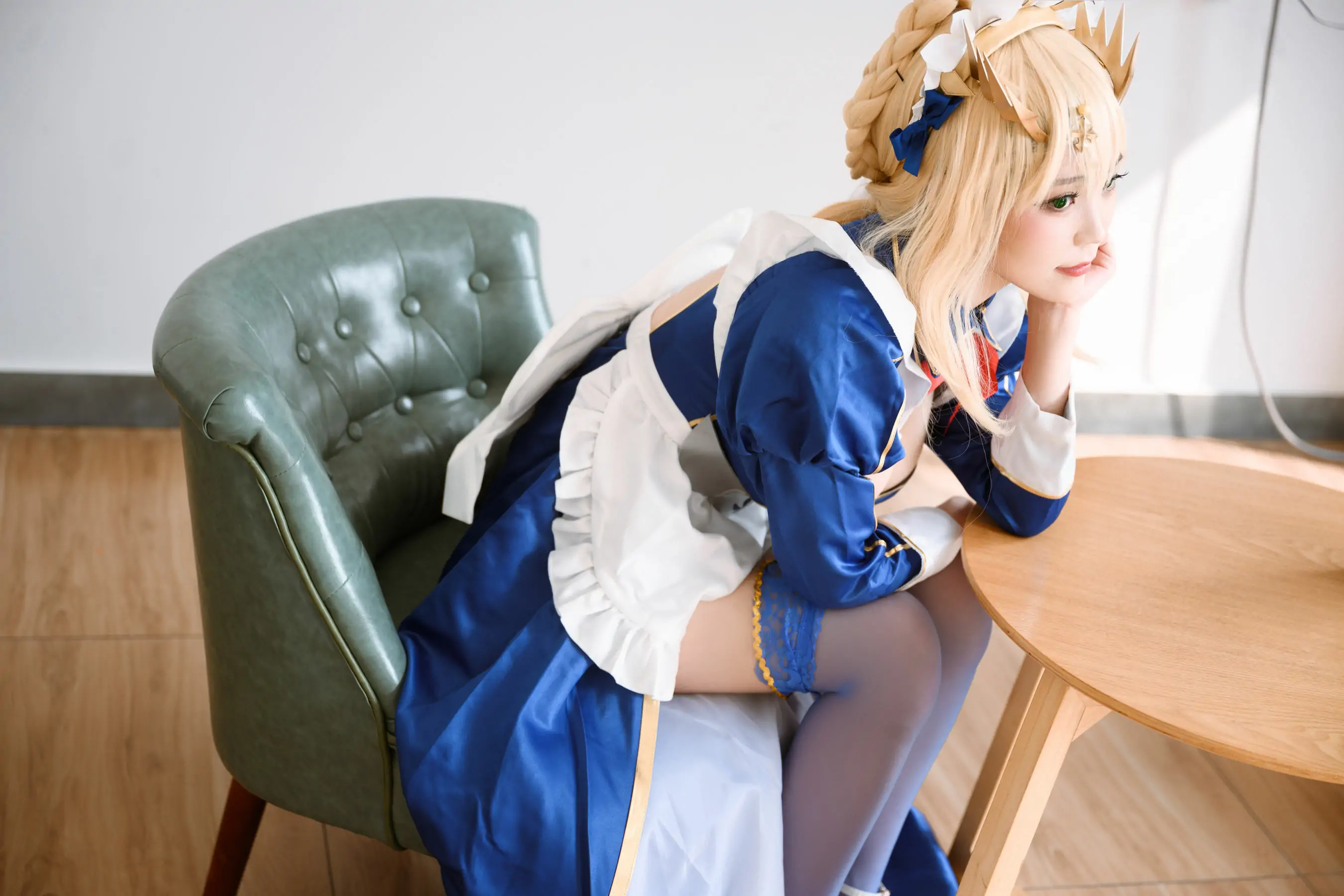 [网红COSER写真] Cosplay汪知子 – 白枪呆