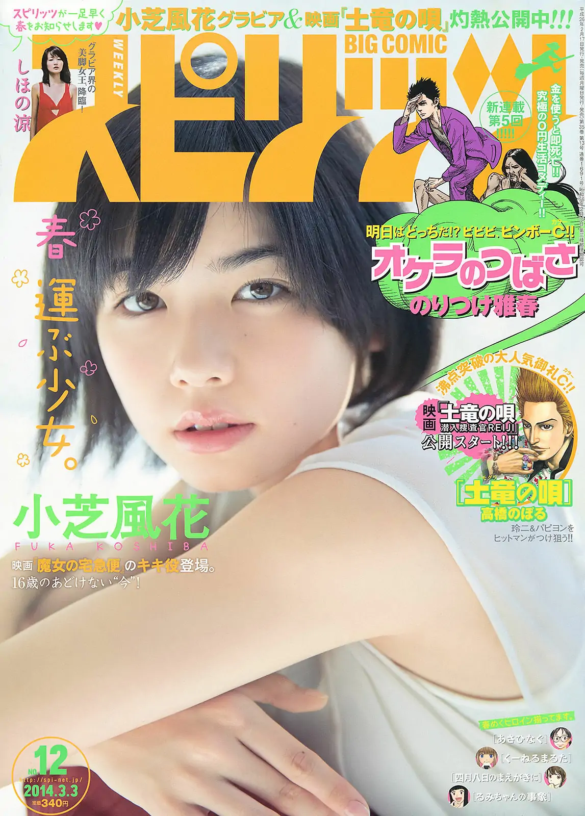 [Weekly Big Comic Spirits] 2014年No.12 小芝風花 しほの涼