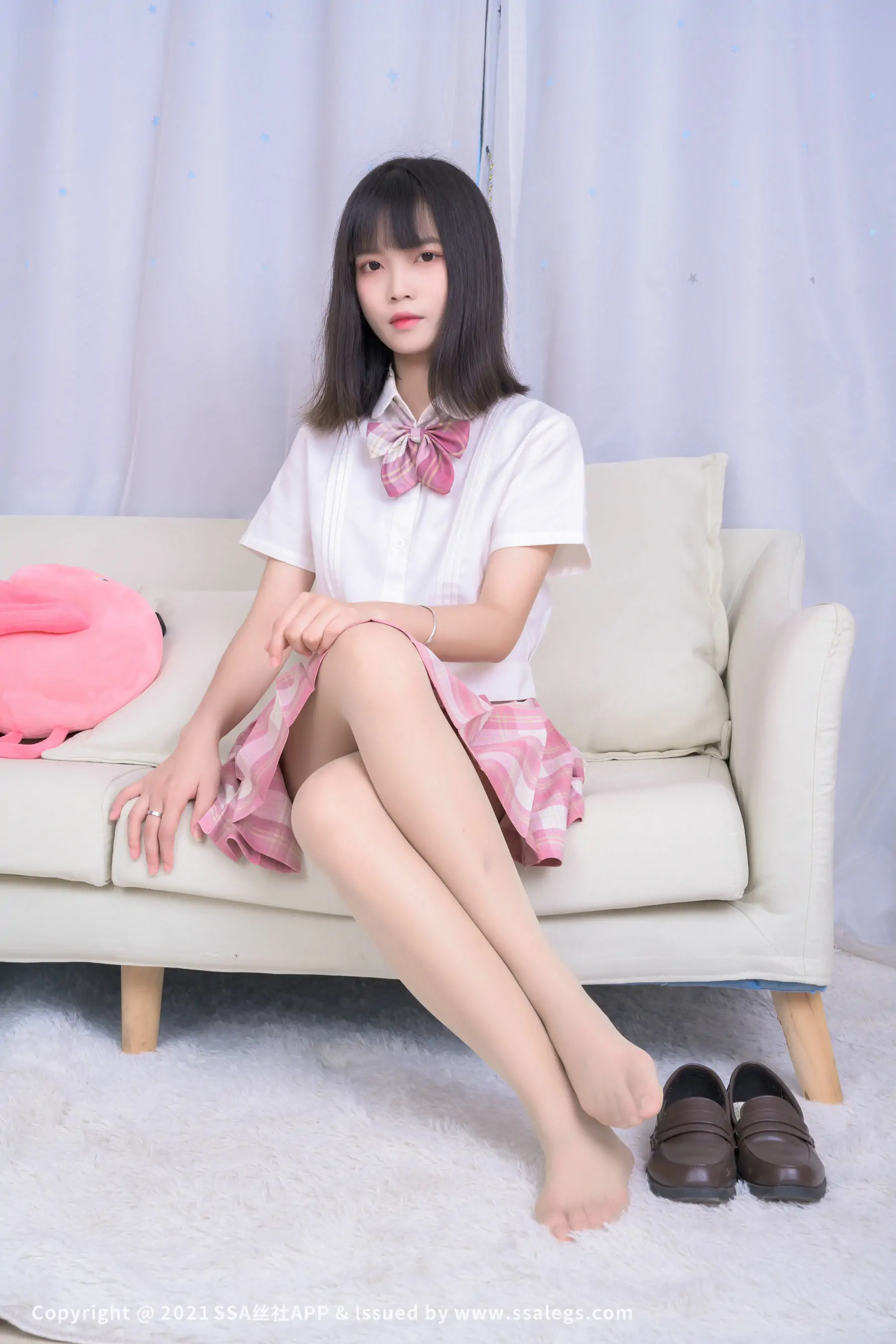 [SSA丝社]超清写真 No.700 模特丹丹 肉丝袜美脚（上）