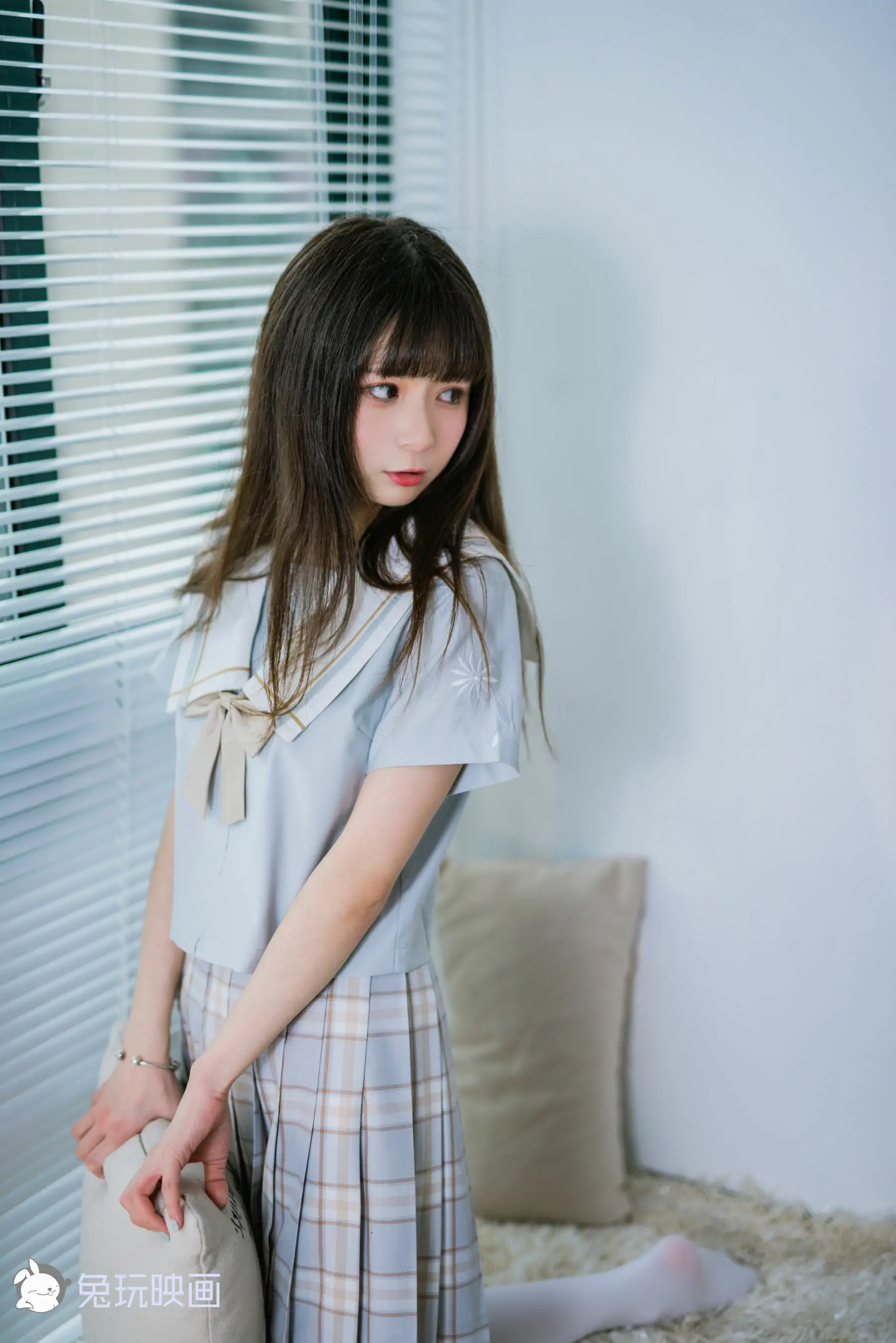 [兔玩映画] – JK制服 Vol.011 旺仔牛奶