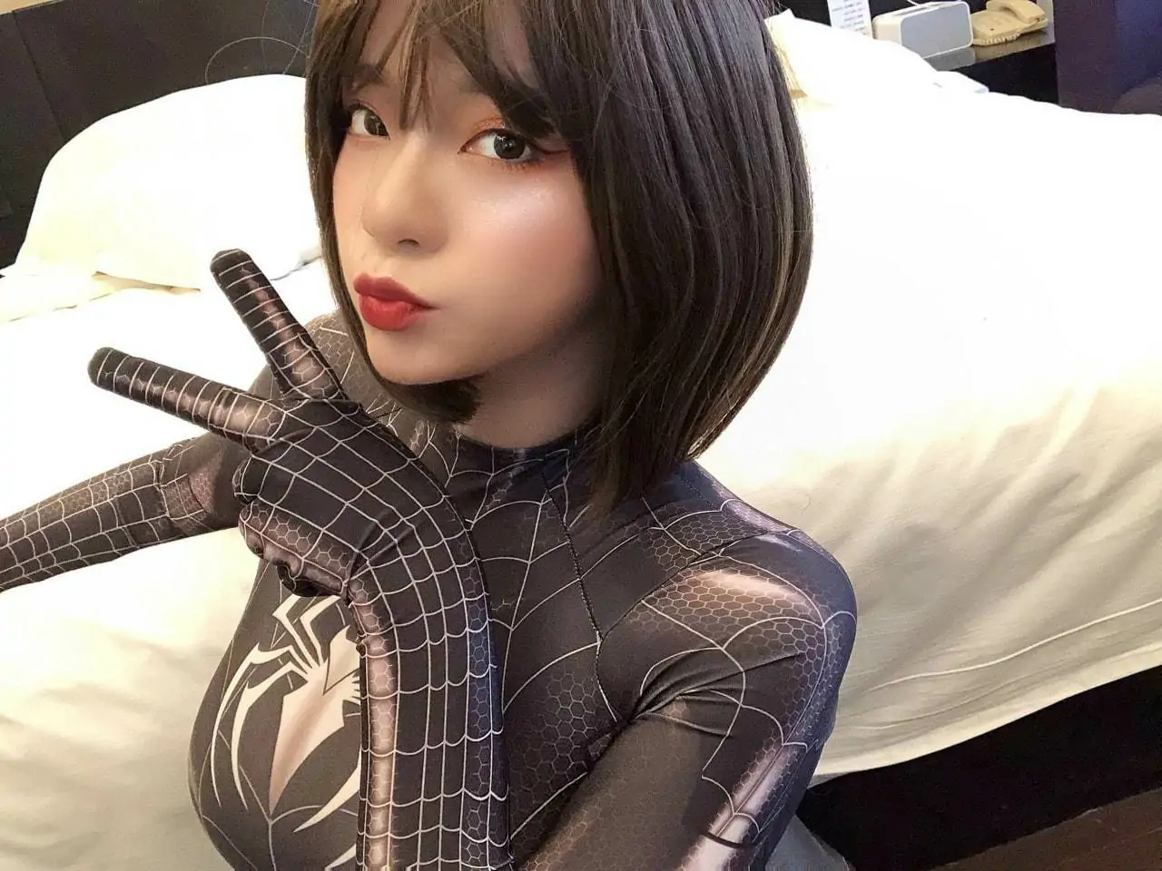 [福利COS] 奶兔biubiu – 蜘蛛侠妹妹