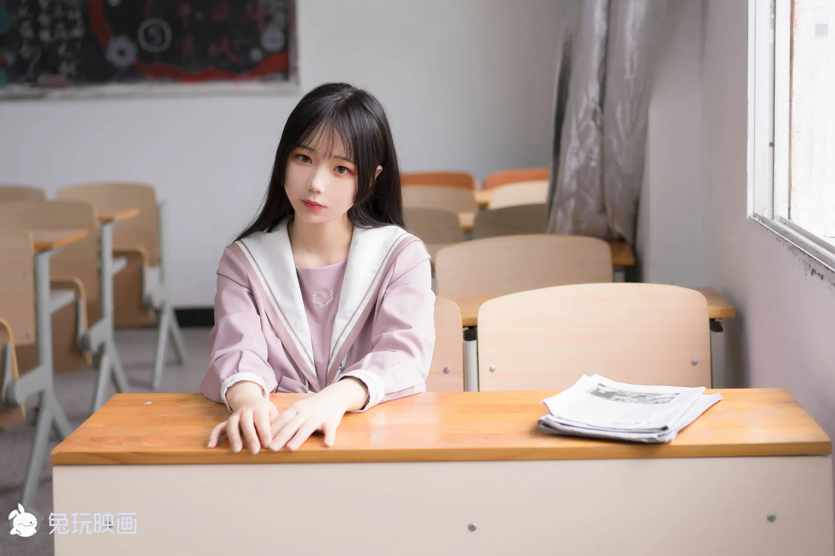 [兔玩映画] – 粉色JK小姐姐
