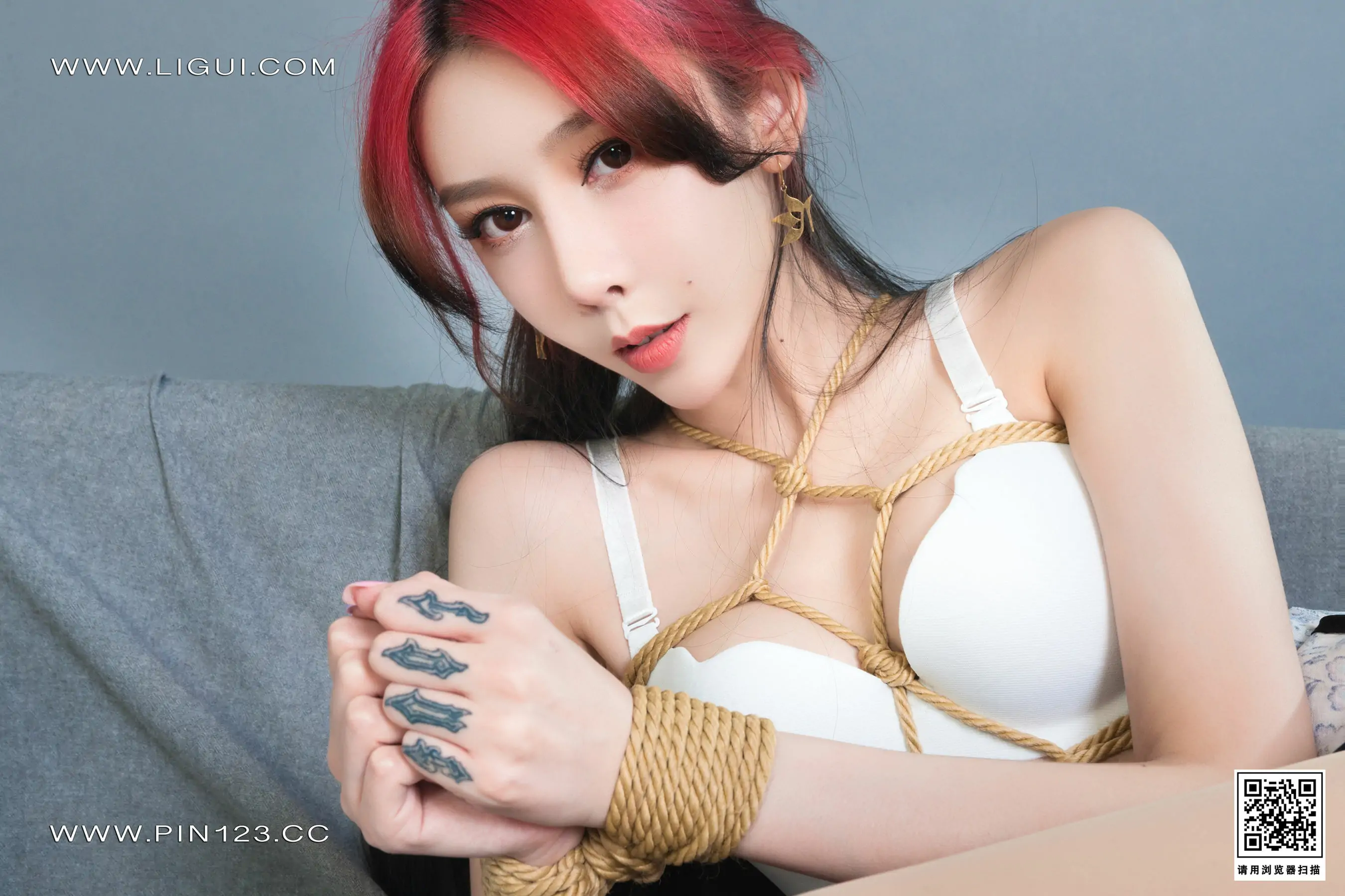 [丽柜Ligui]  小兔 龟甲缚欲兔