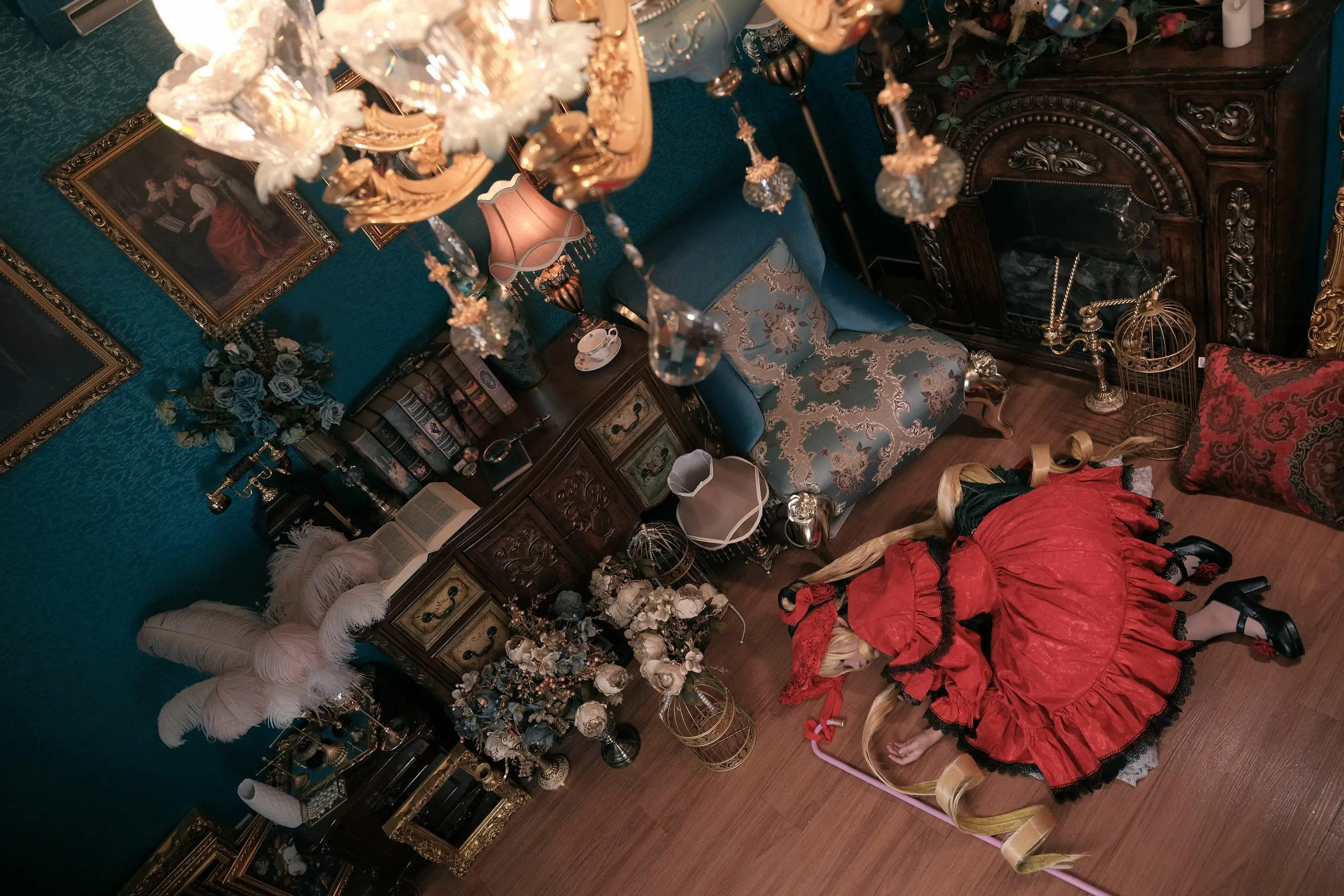 [网红COSER] 花柒Hana – 蔷薇少女