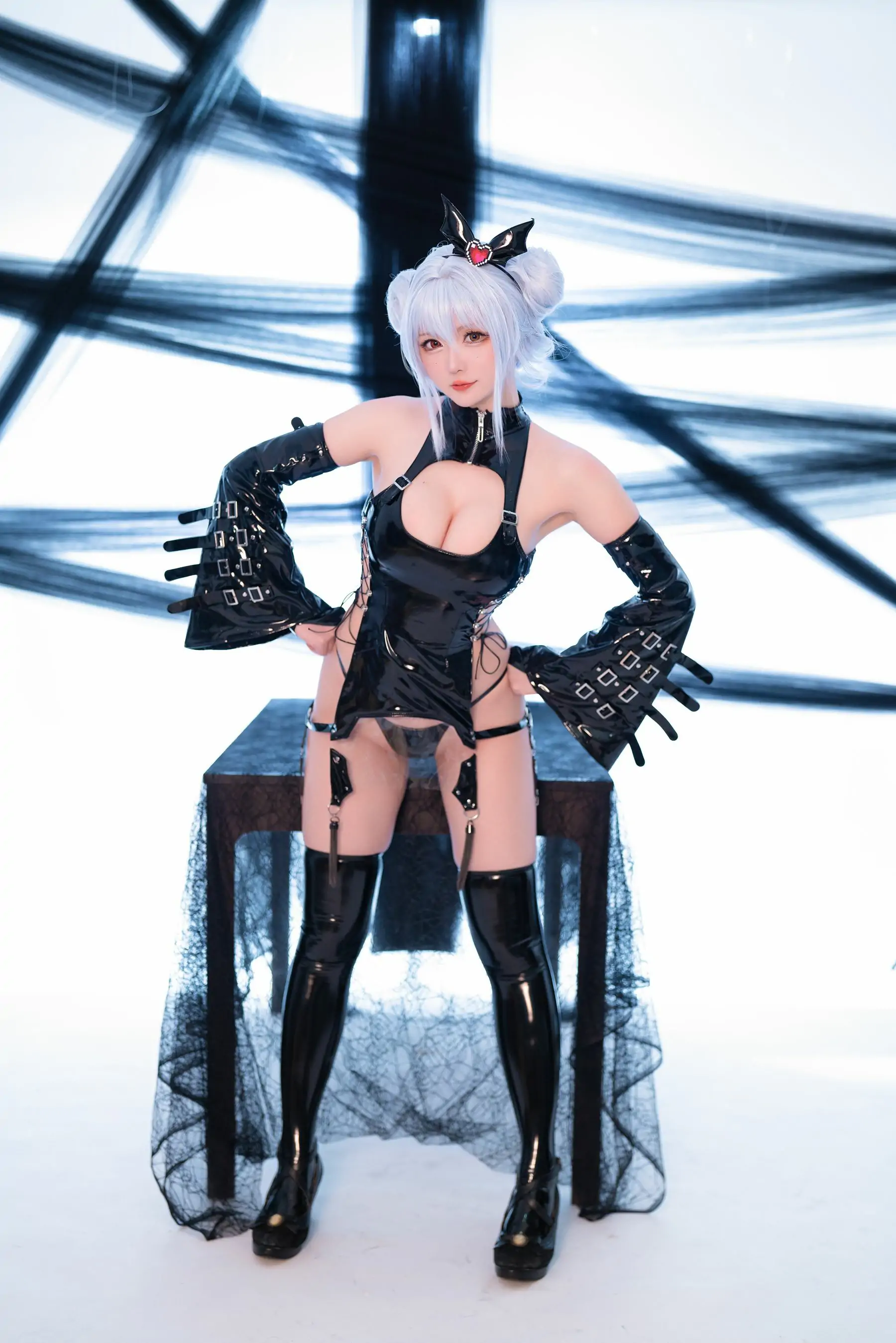 [福利COS] Coser小姐姐星之迟迟 - 水蓝小恶魔