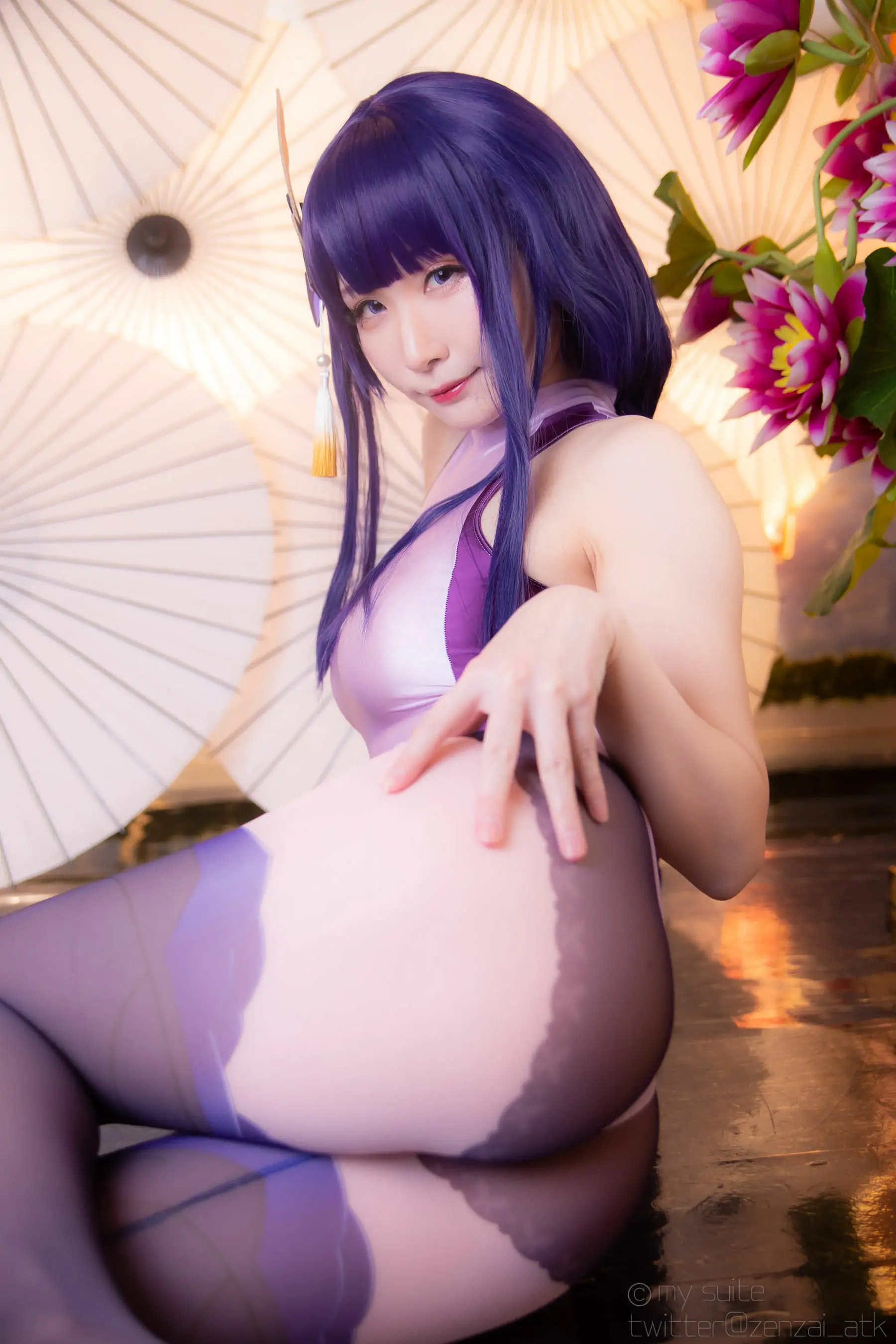 [福利COS] (Cosplay)[my suite] Atsuki あつき – Ikazuti 霆 (Genshin Impact)