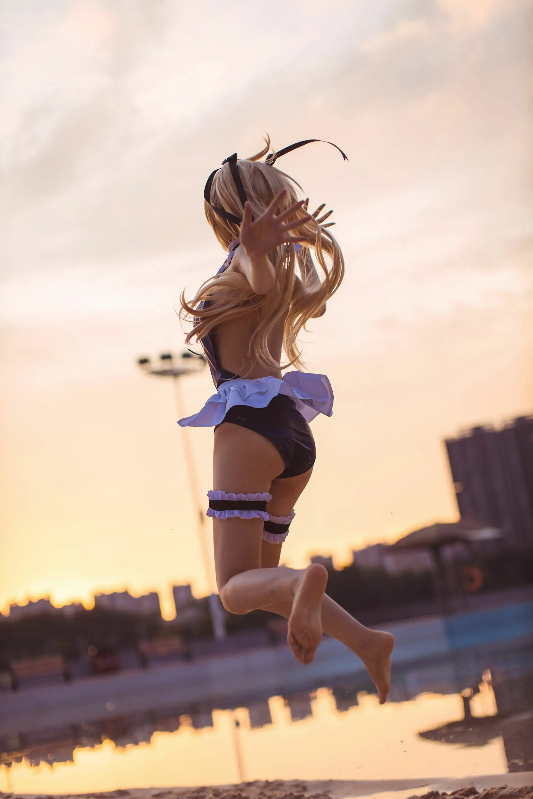 [福利COS] Coser衣衣 – 玛丽萝丝泳装