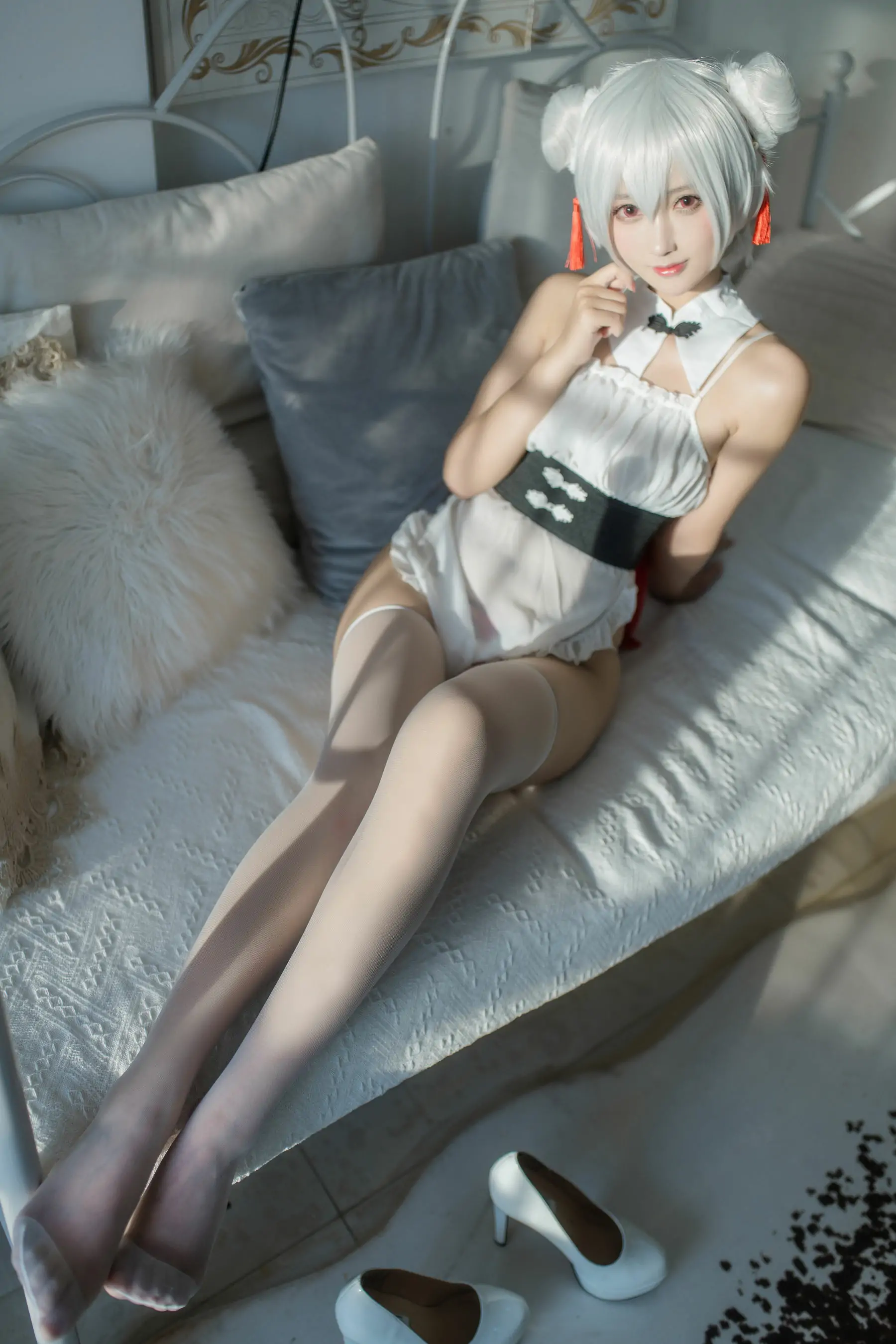 [福利COS] 羽生三未图集 – 中華厨娘