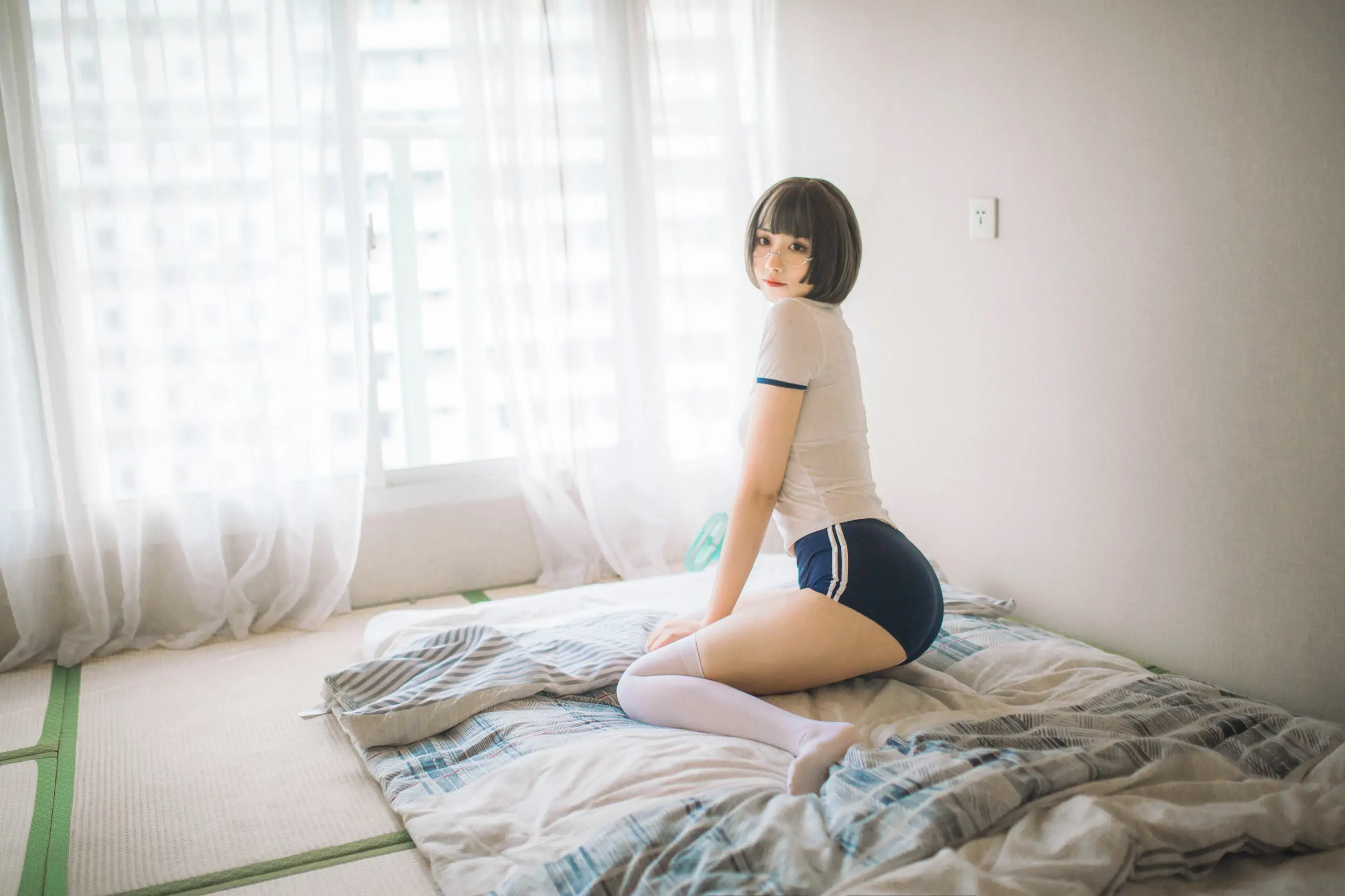 [福利COS] 次元少女念雪ww – 体操服