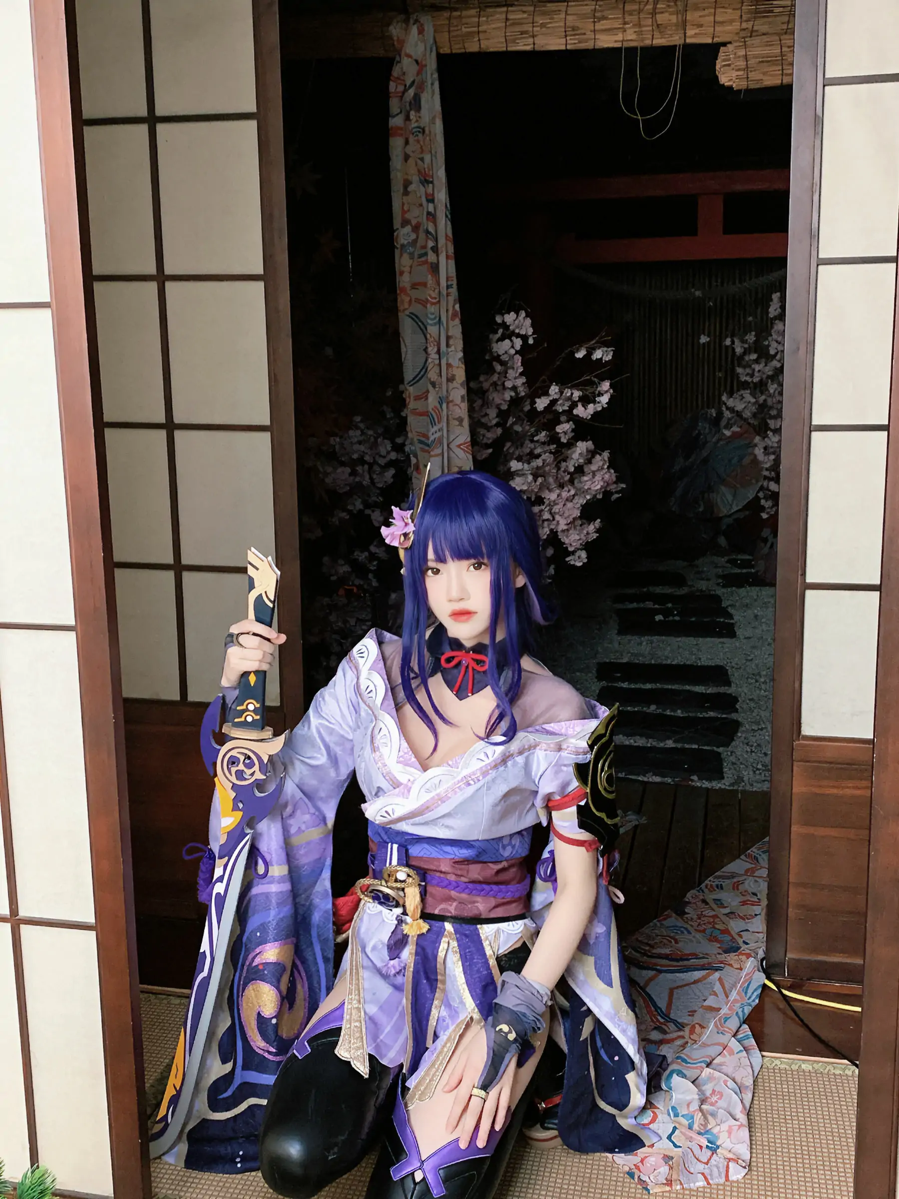 [福利COS] 桜桃喵 – 雷电将军