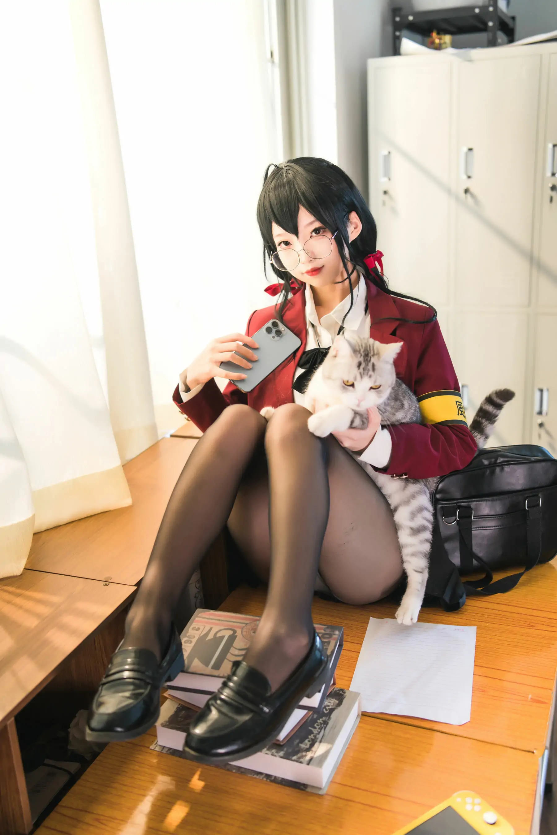 [福利COS] 狐玖玖 – 碧蓝航线 大凤JK