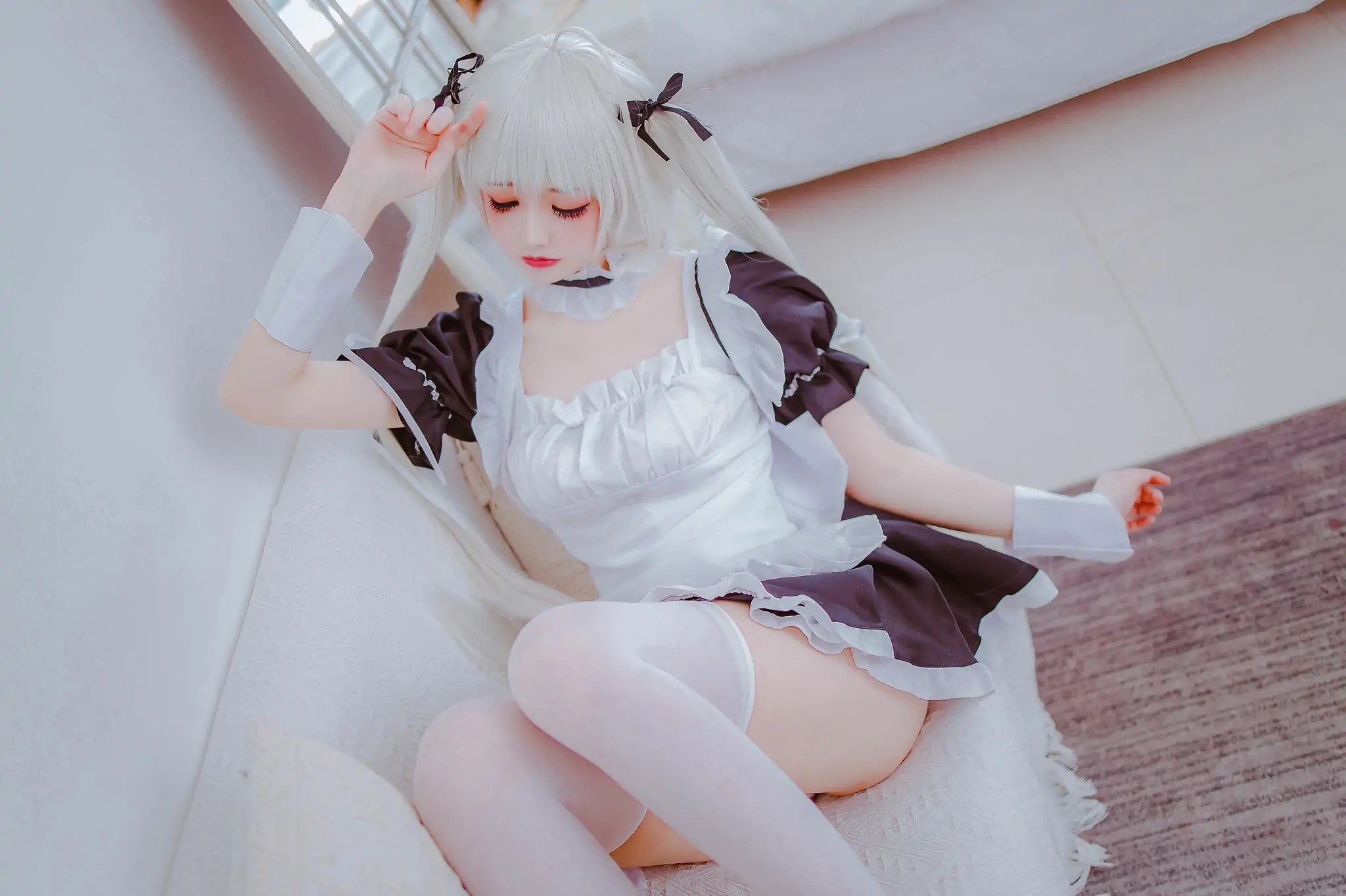 [福利COS] Coser衣衣 – 穹妹女仆