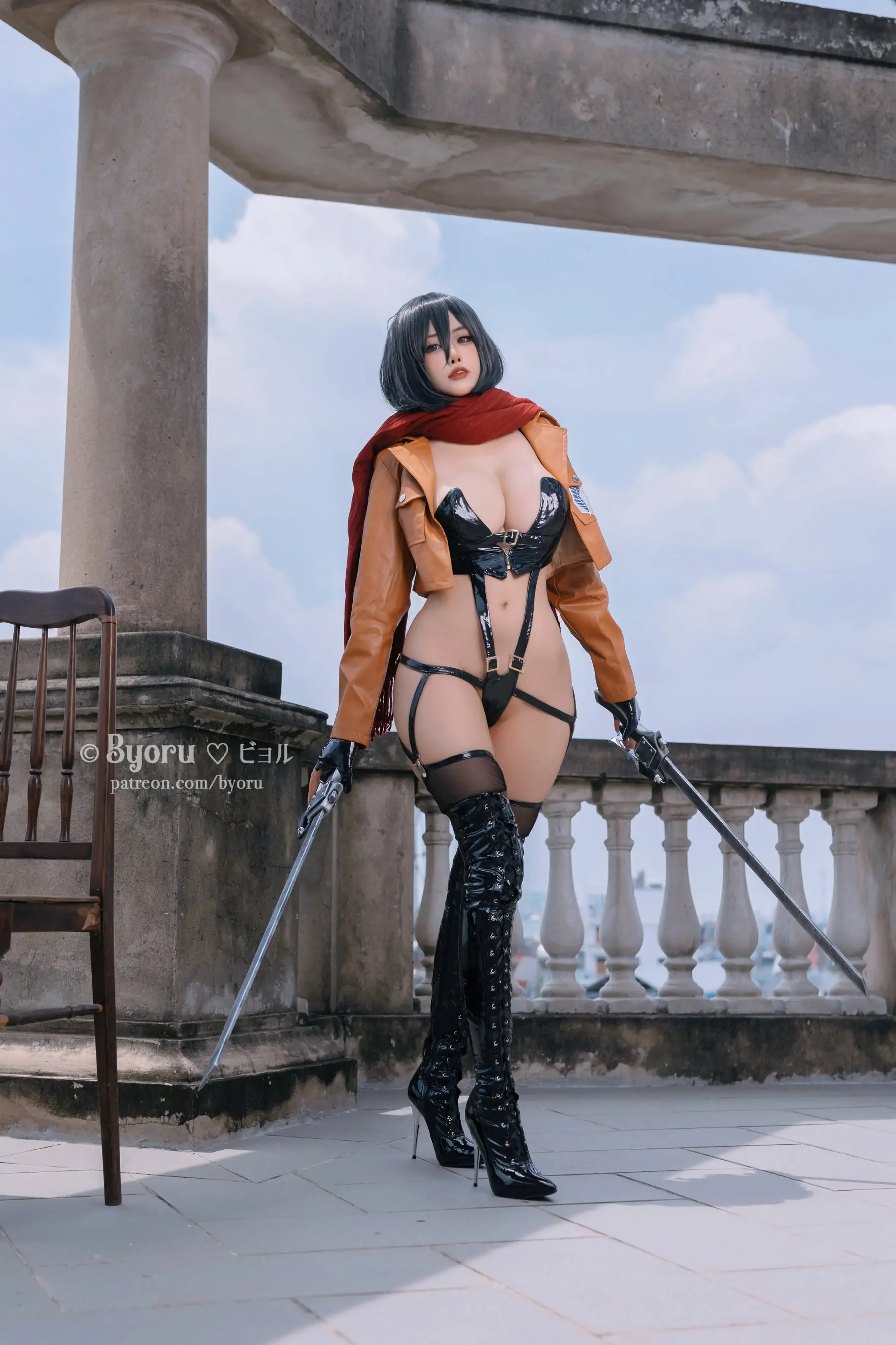 [福利COS] 日本性感萝莉Byoru - Mikasa