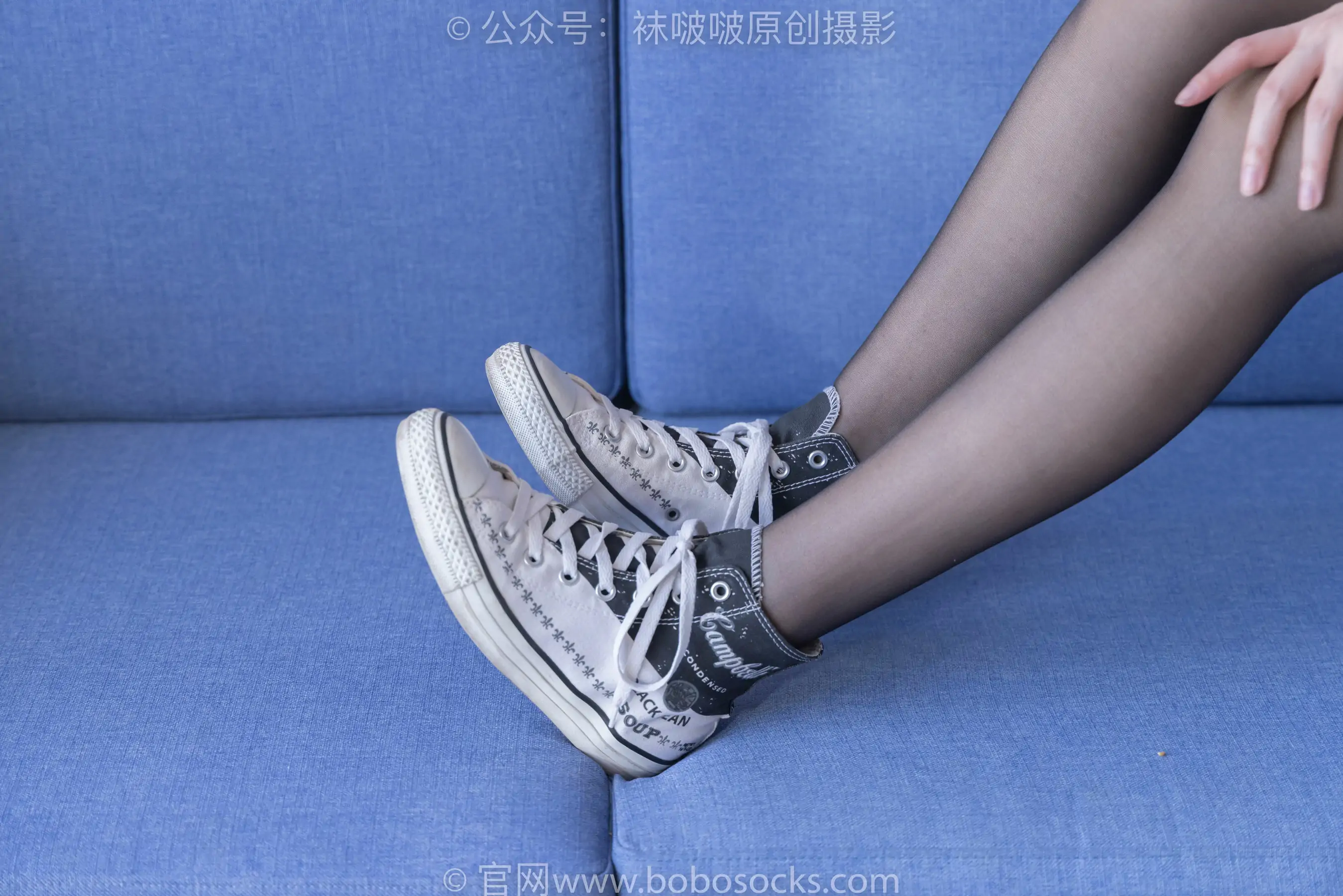 BoBoSocks袜啵啵 No.215 小甜豆-三双帆布鞋板鞋、厚白丝、黑丝
