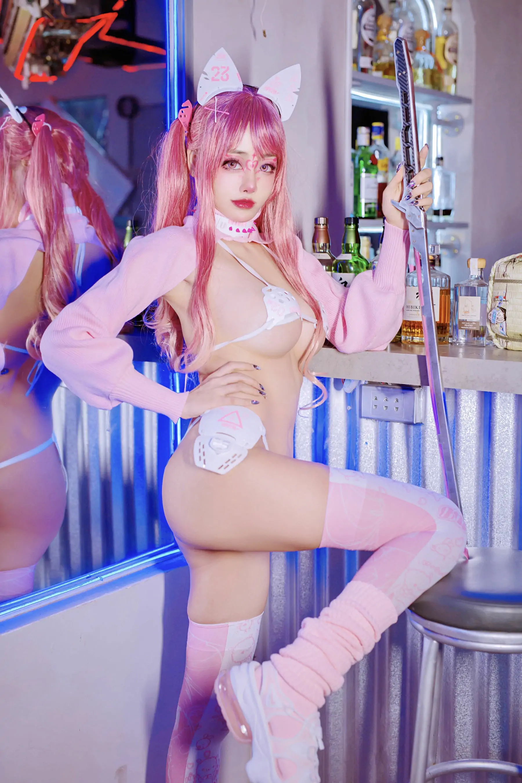 日本性感萝莉Byoru - Pink Cymeow