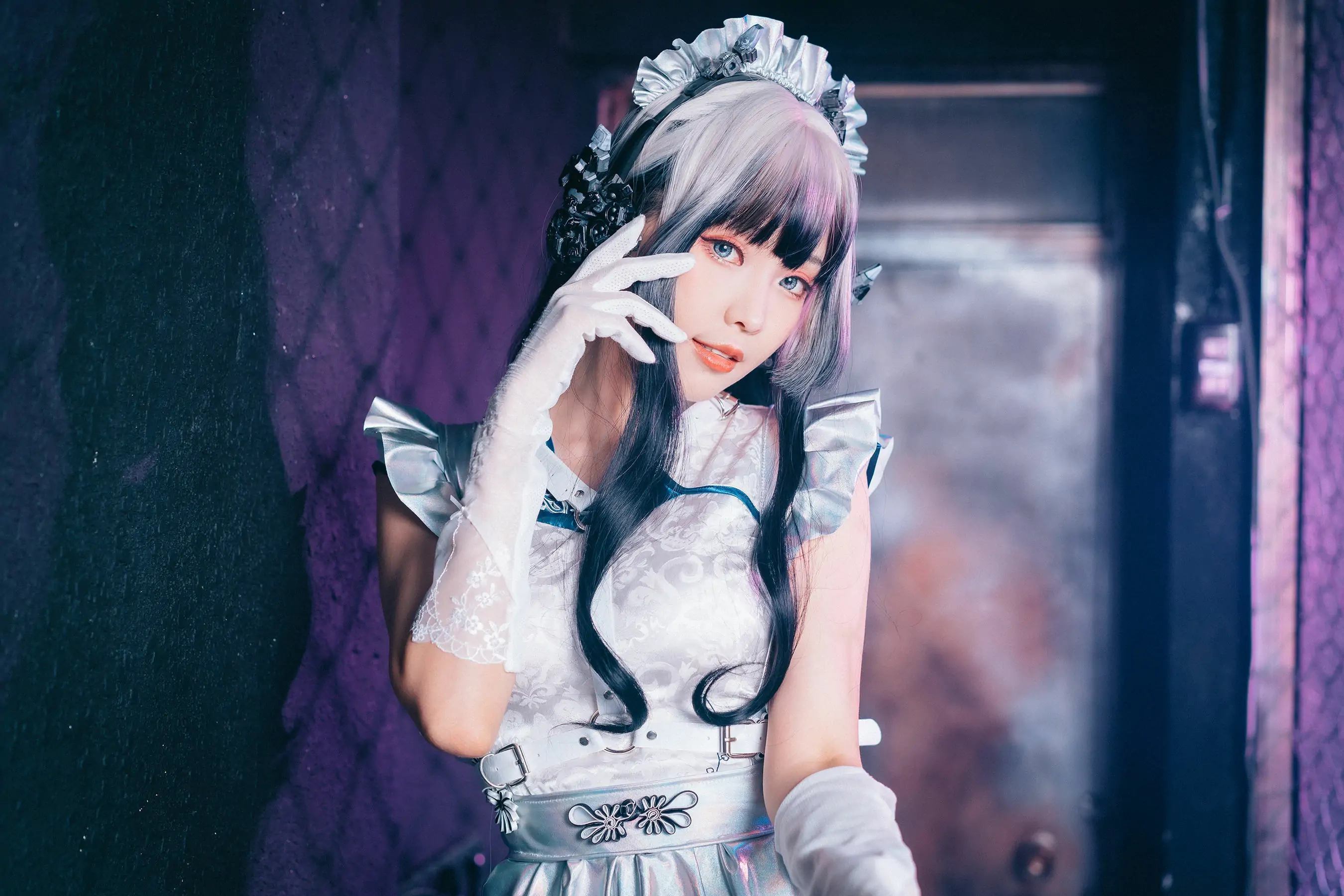 Ely_eee(ElyEE子) – 賽博女僕 青輝石