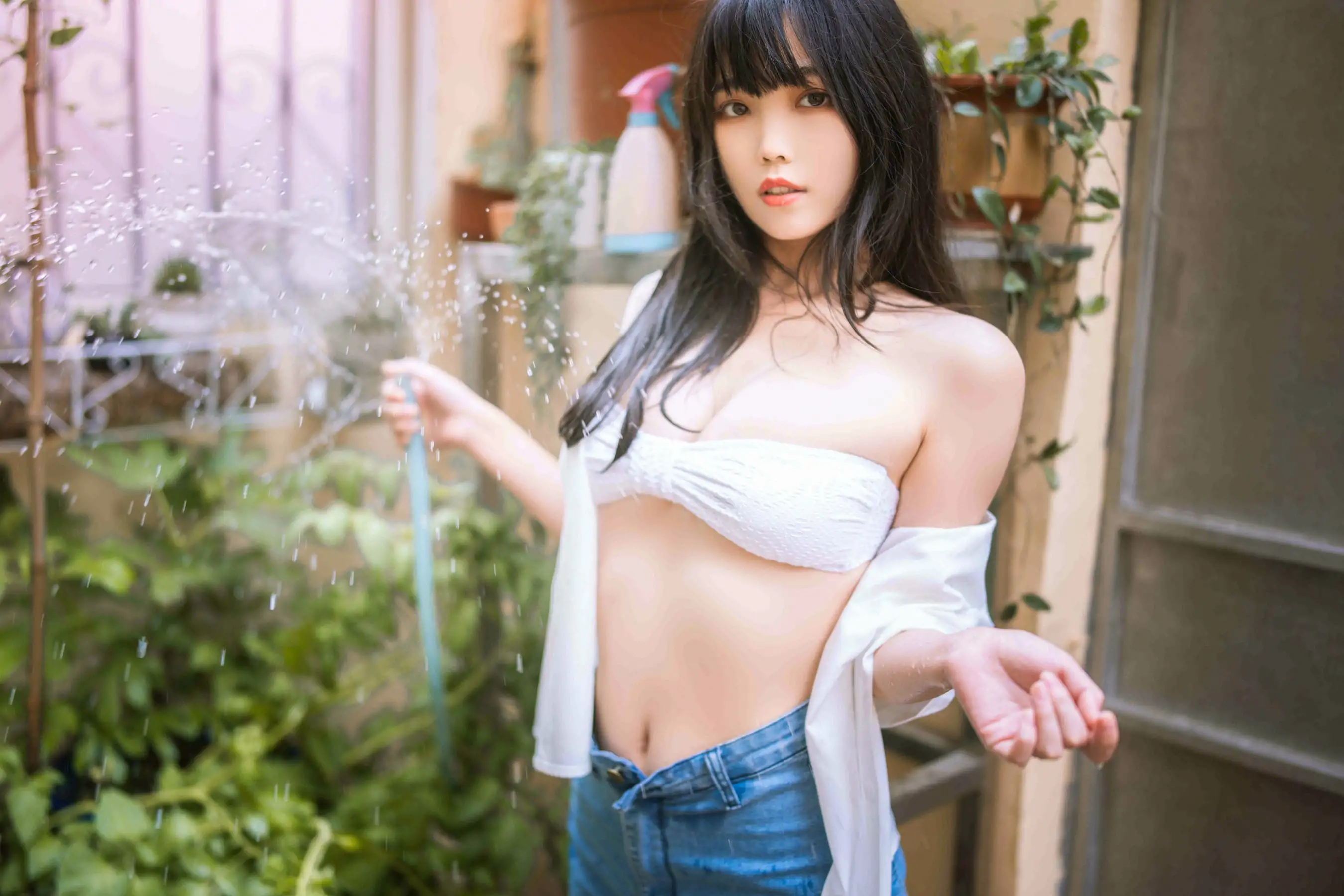 Cosplay 汪知子 - 夏日小院