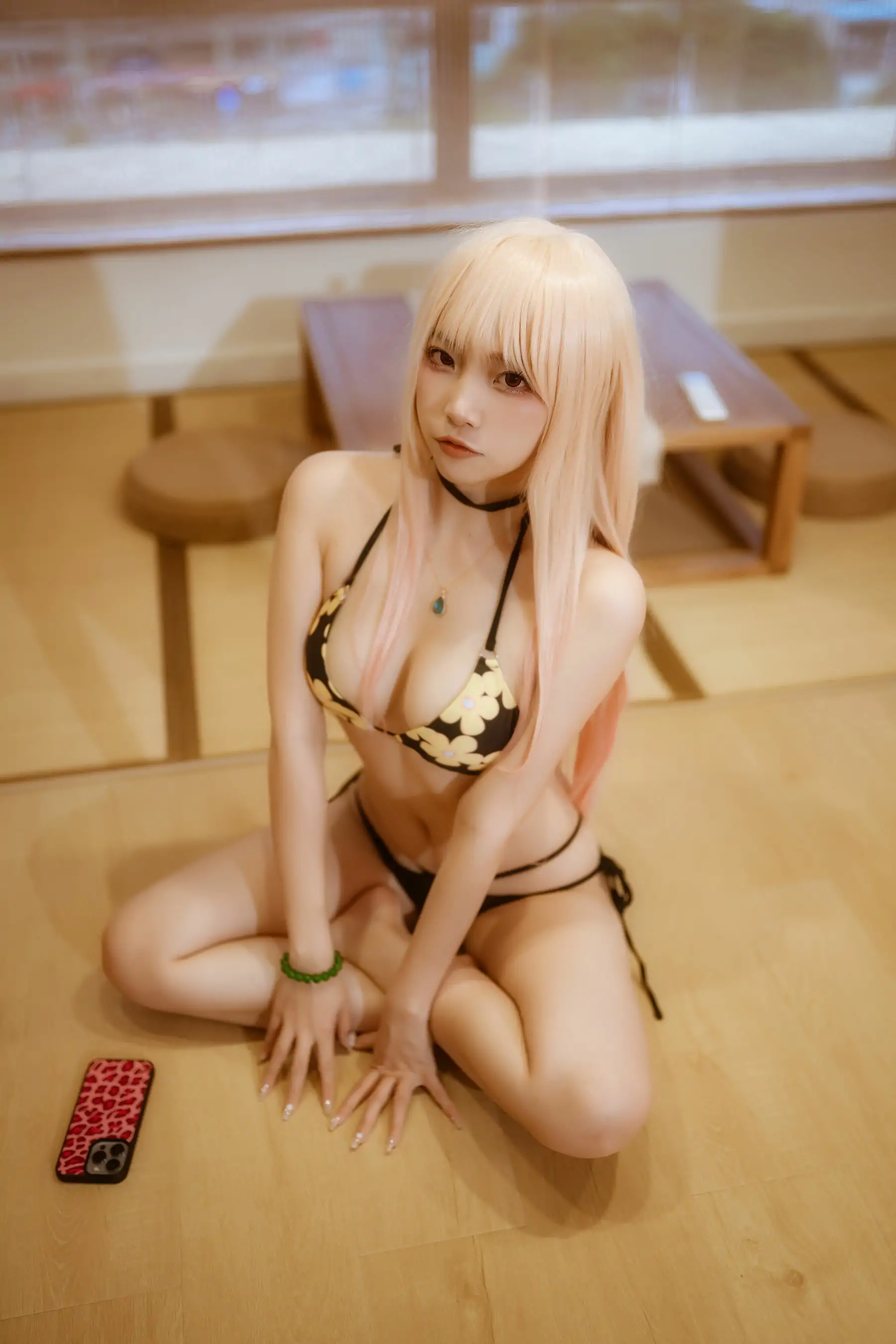 人气Coser 二佐Nisa – 海梦 日常泳装