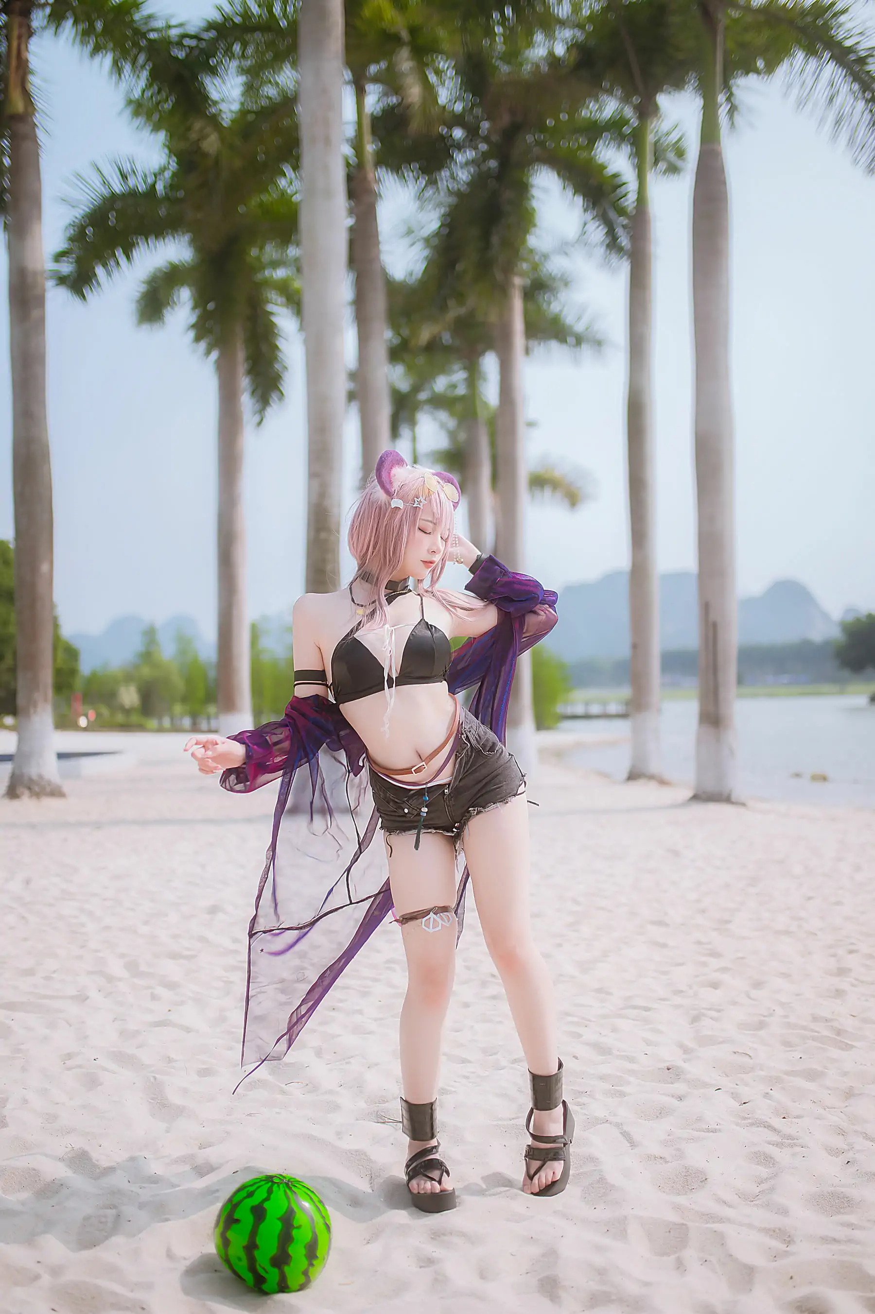 人气Coser 二佐Nisa – 泰拉夏日纪事 佐佐林雨霞