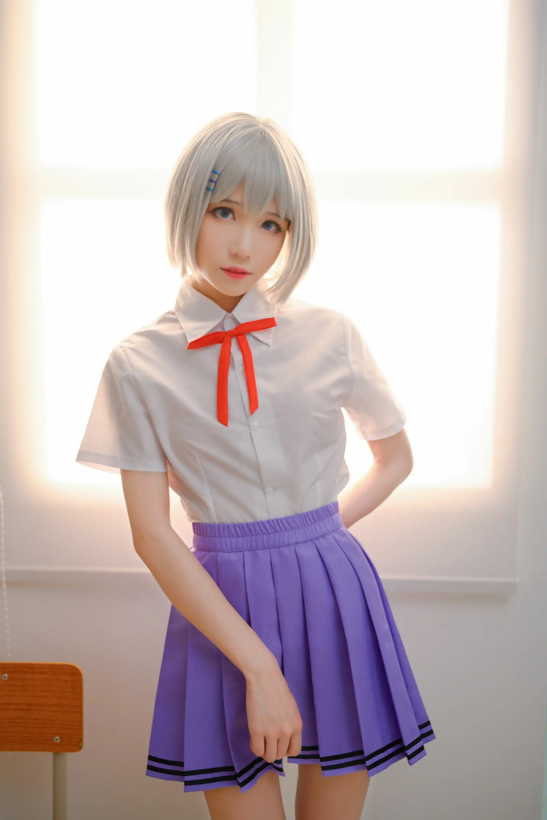 Tomoyo酱 – 鸢一折纸 校服