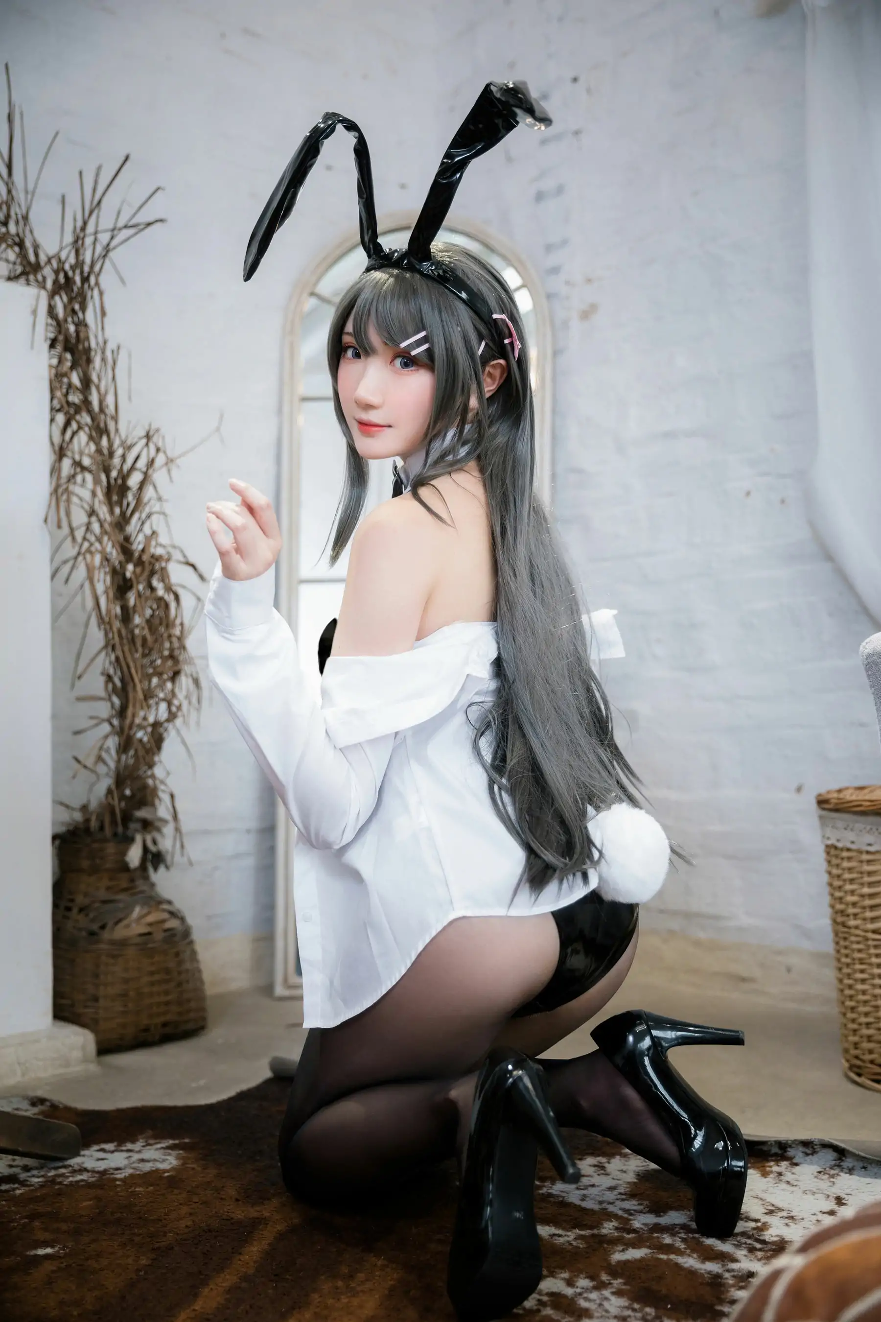Coser 瓜希酱 福利 – 樱岛麻衣 兔女郎
