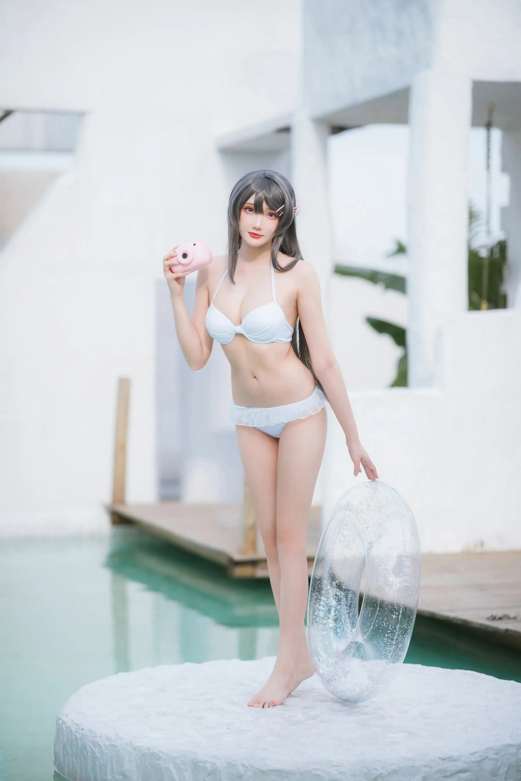 Coser 瓜希酱 福利 – 樱岛麻衣 泳装