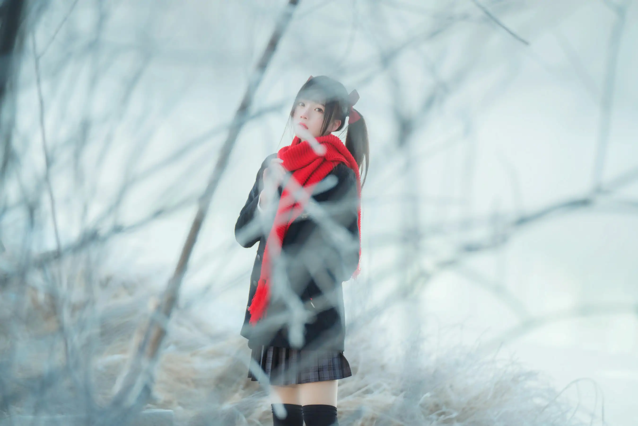 桜桃喵 – 雾雪