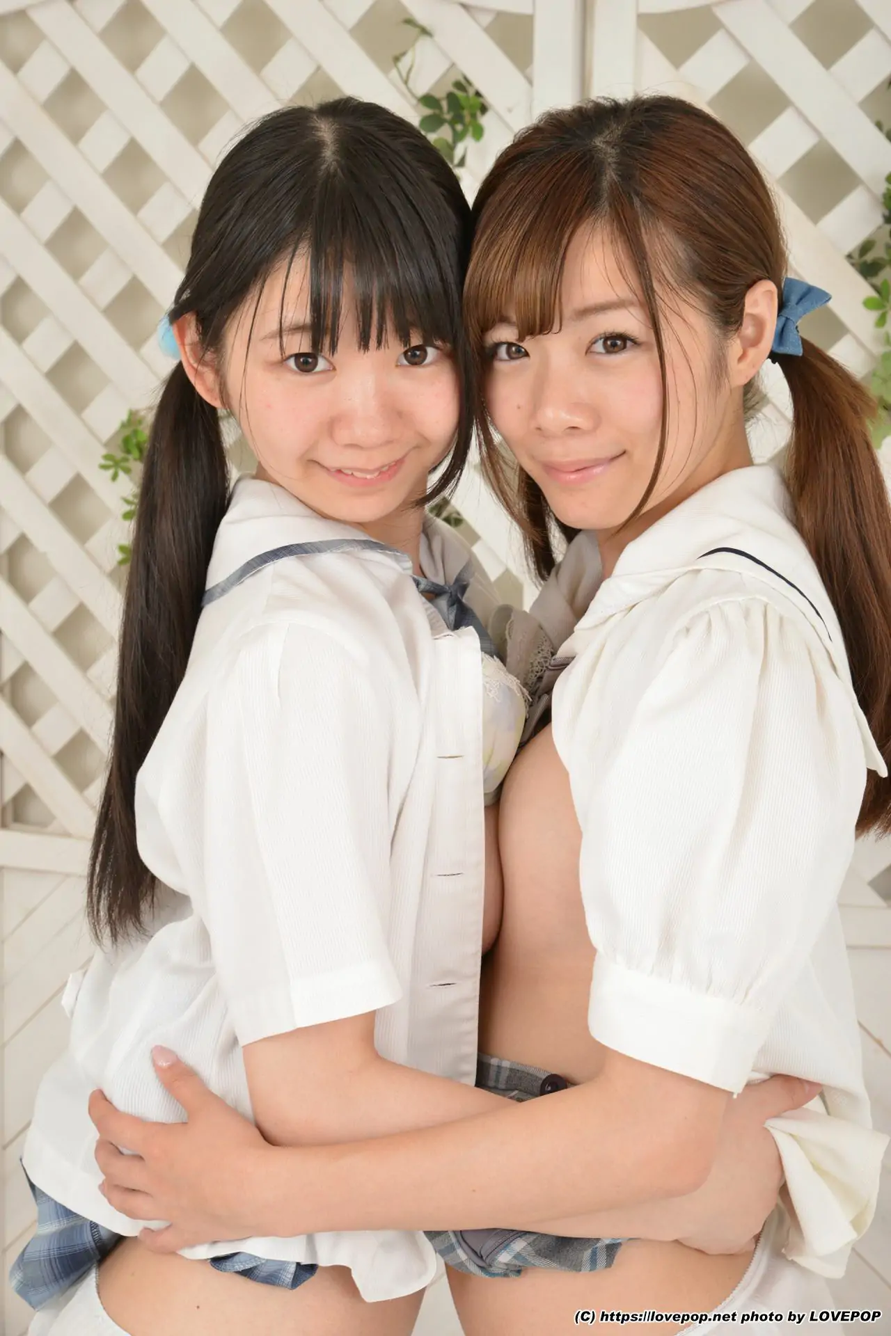 [LOVEPOP] Yuzuka Shirai&Sana Moriho 白井ゆずか&森保さな Photoset 01
