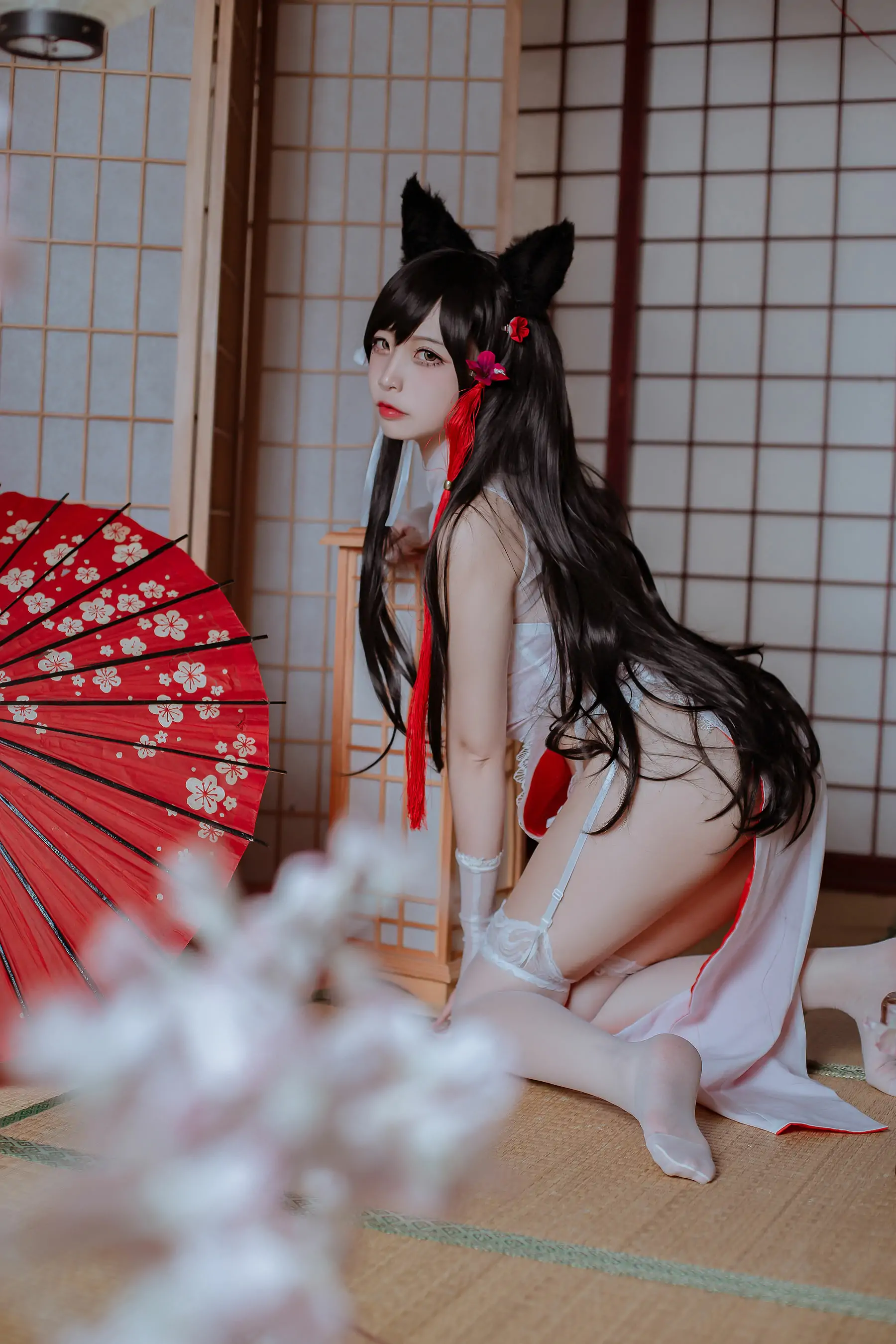 [Cosplay写真] 人气Coser二佐Nisa – 犬之眷之碧蓝爱宕 旗袍