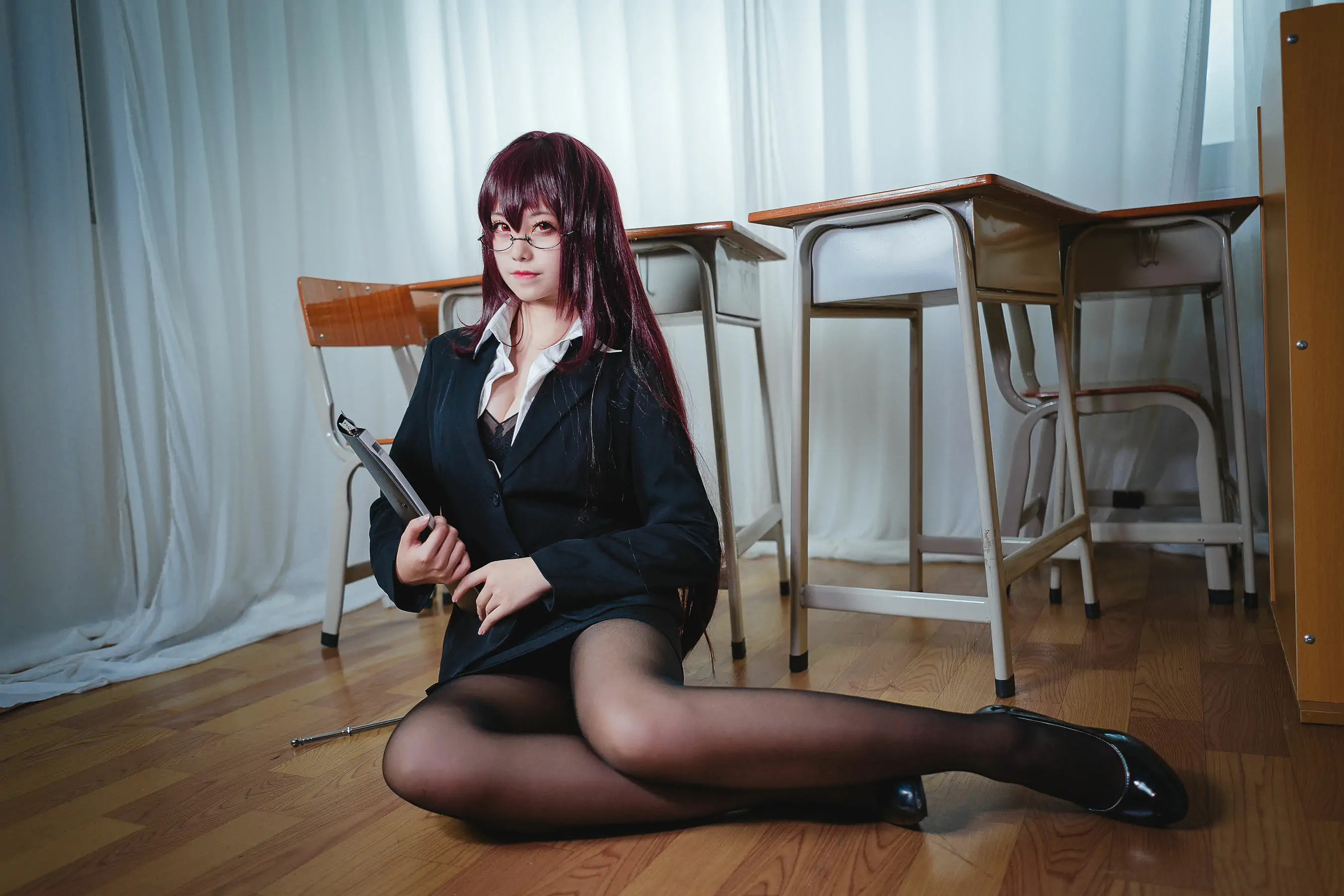 [Cosplay写真] 萌系小姐姐蜜汁猫裘 – 师匠教师