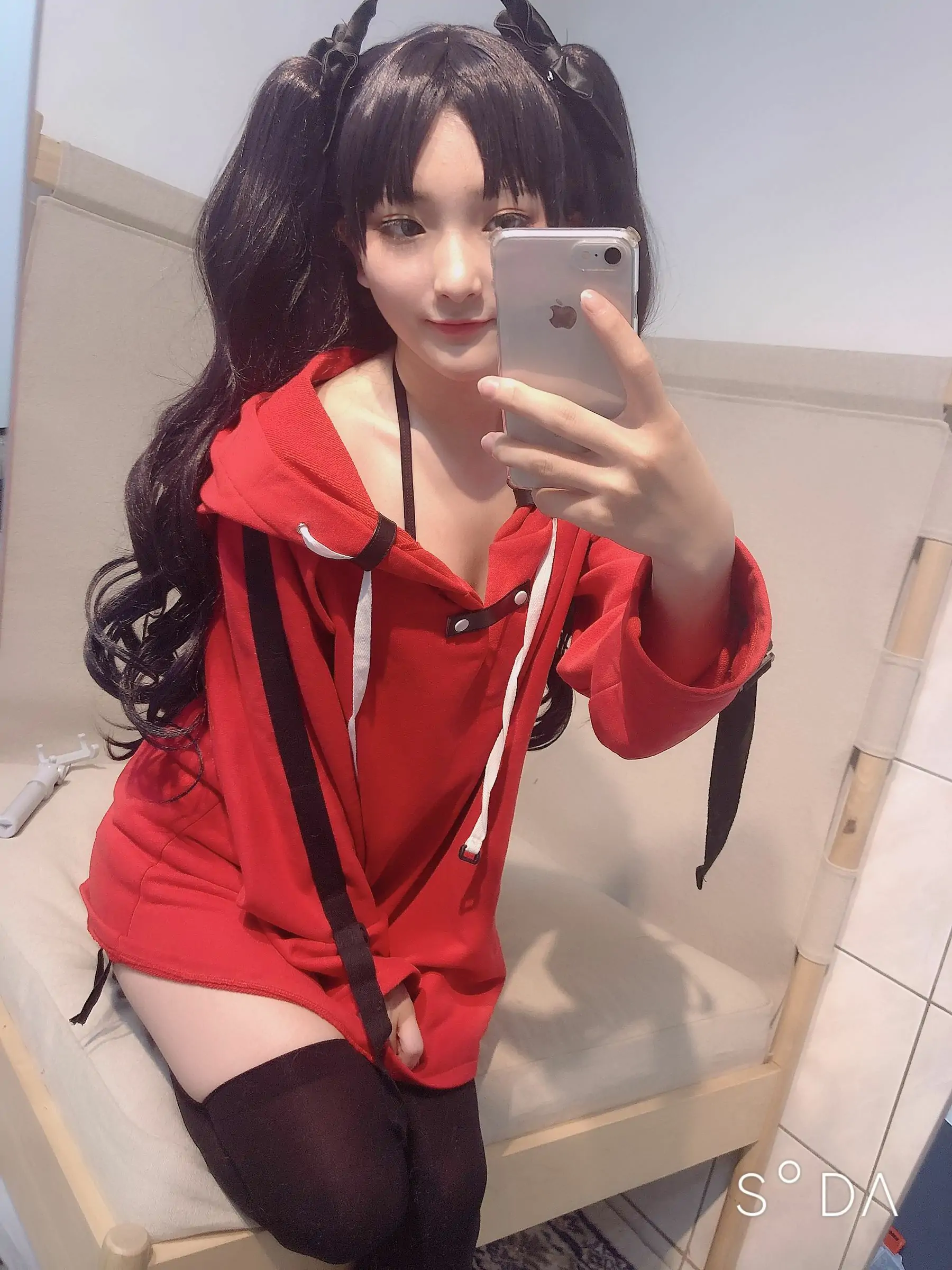 [Fantasy Factory] 小丁Cosplay – 单车少女 黑胶 情趣网衫
