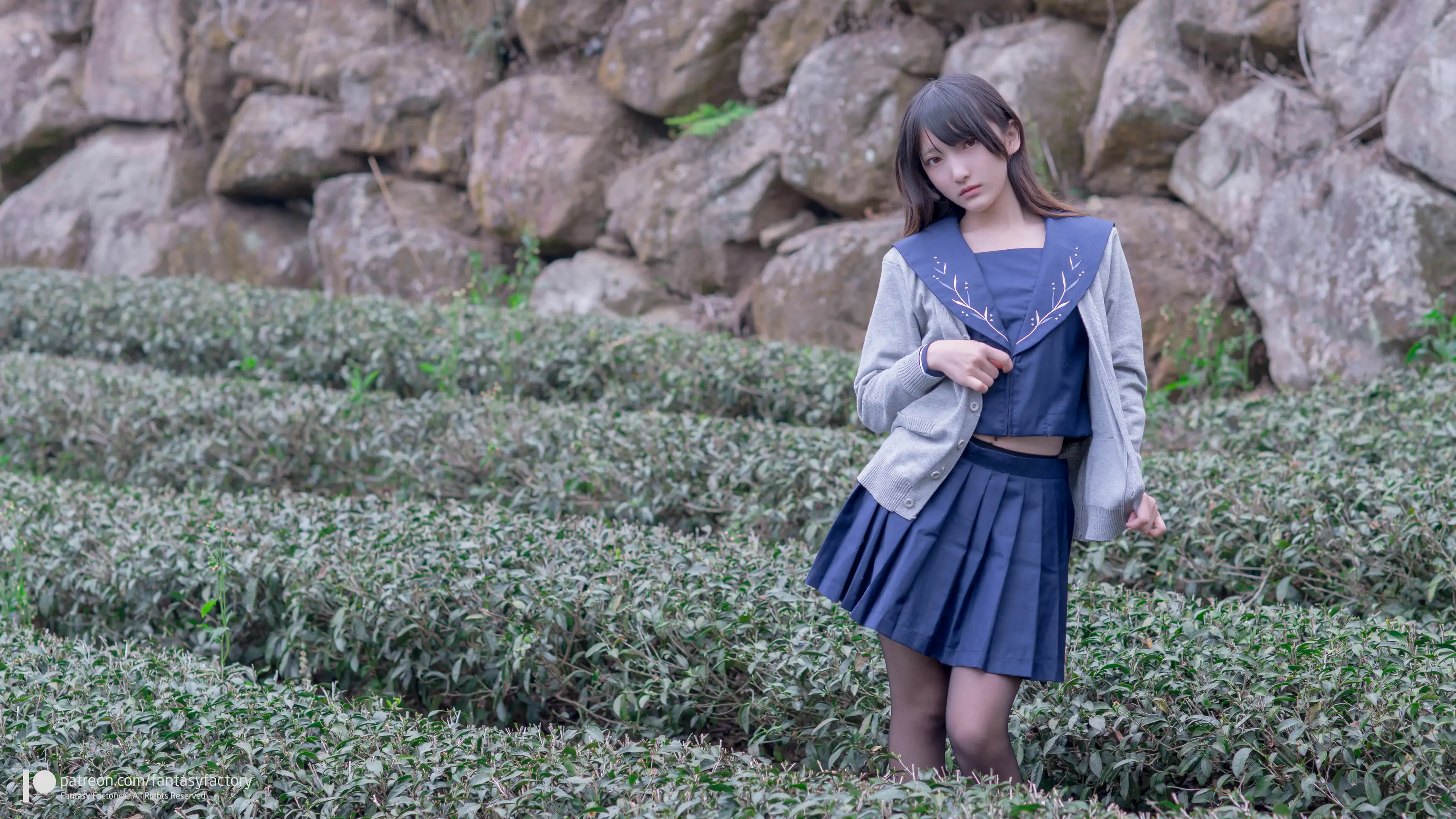 [Fantasy Factory] 小丁Cosplay – JK制服 水手小兔 外拍