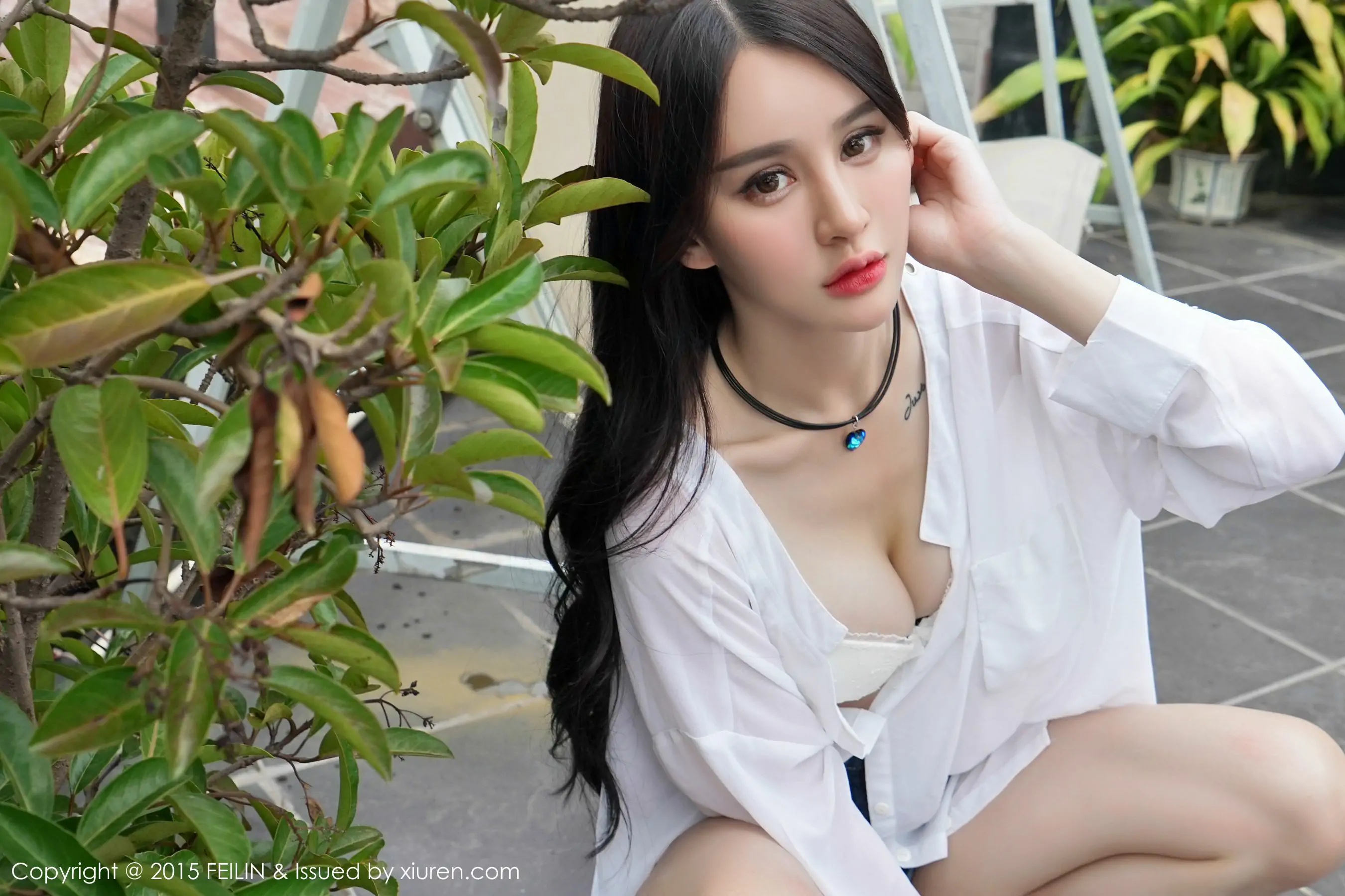 Cheryl青树 – 豹纹比基尼 牛仔热裤 [嗲囡囡FEILIN] Vol.007
