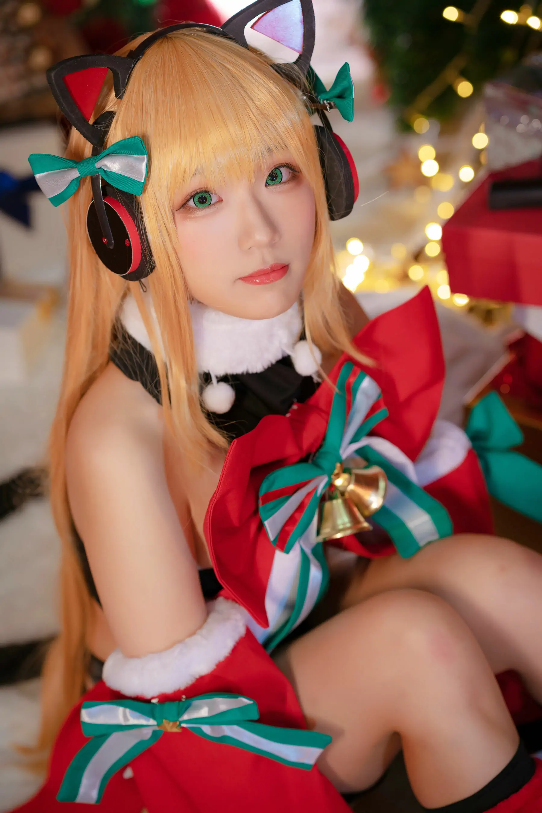 [网红COSER写真] 动漫博主Mime弥美 – 少女前线 TMP 圣诞节