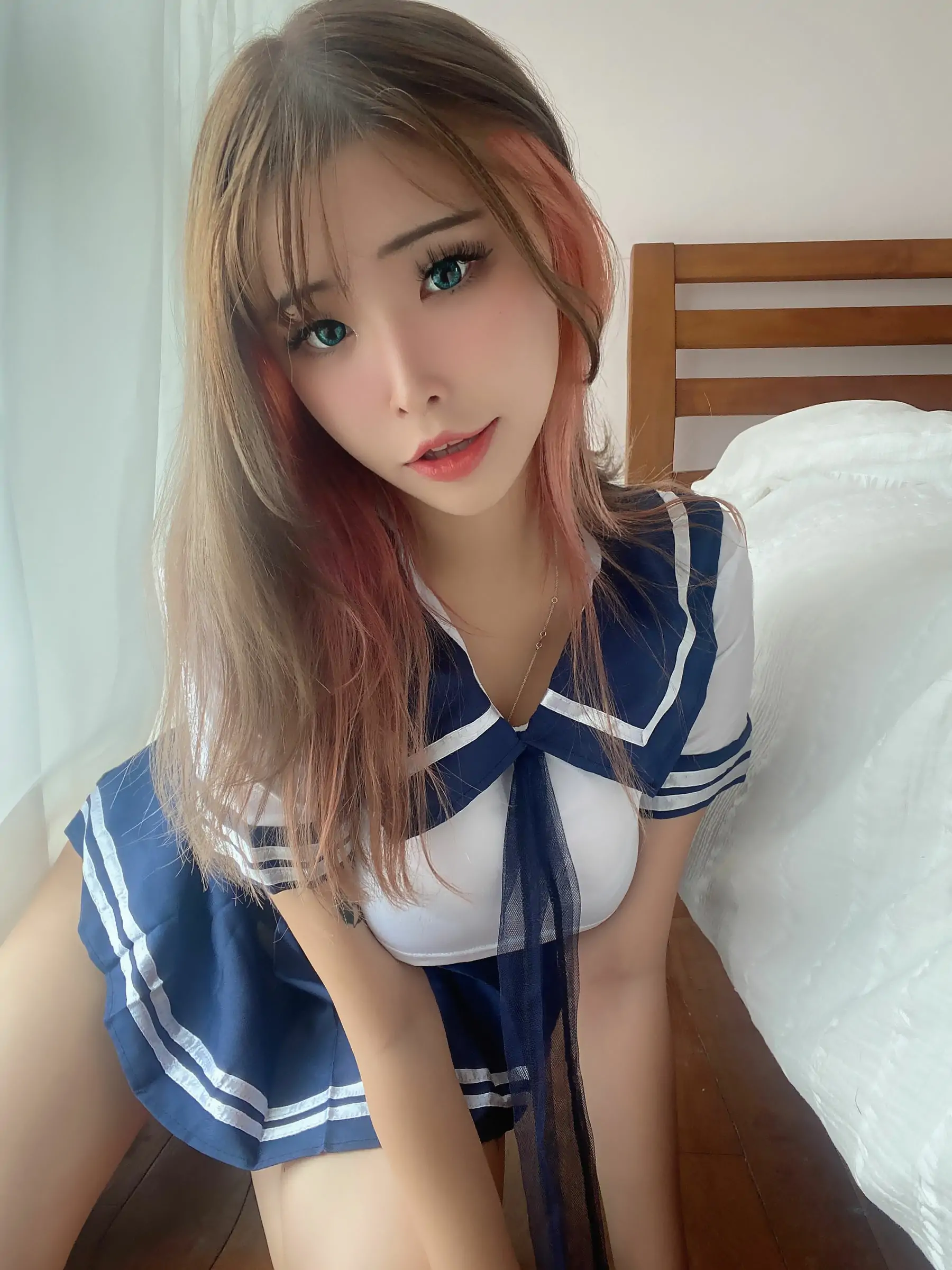 [福利COS] 花リリ(Plant Lily) – School Girl