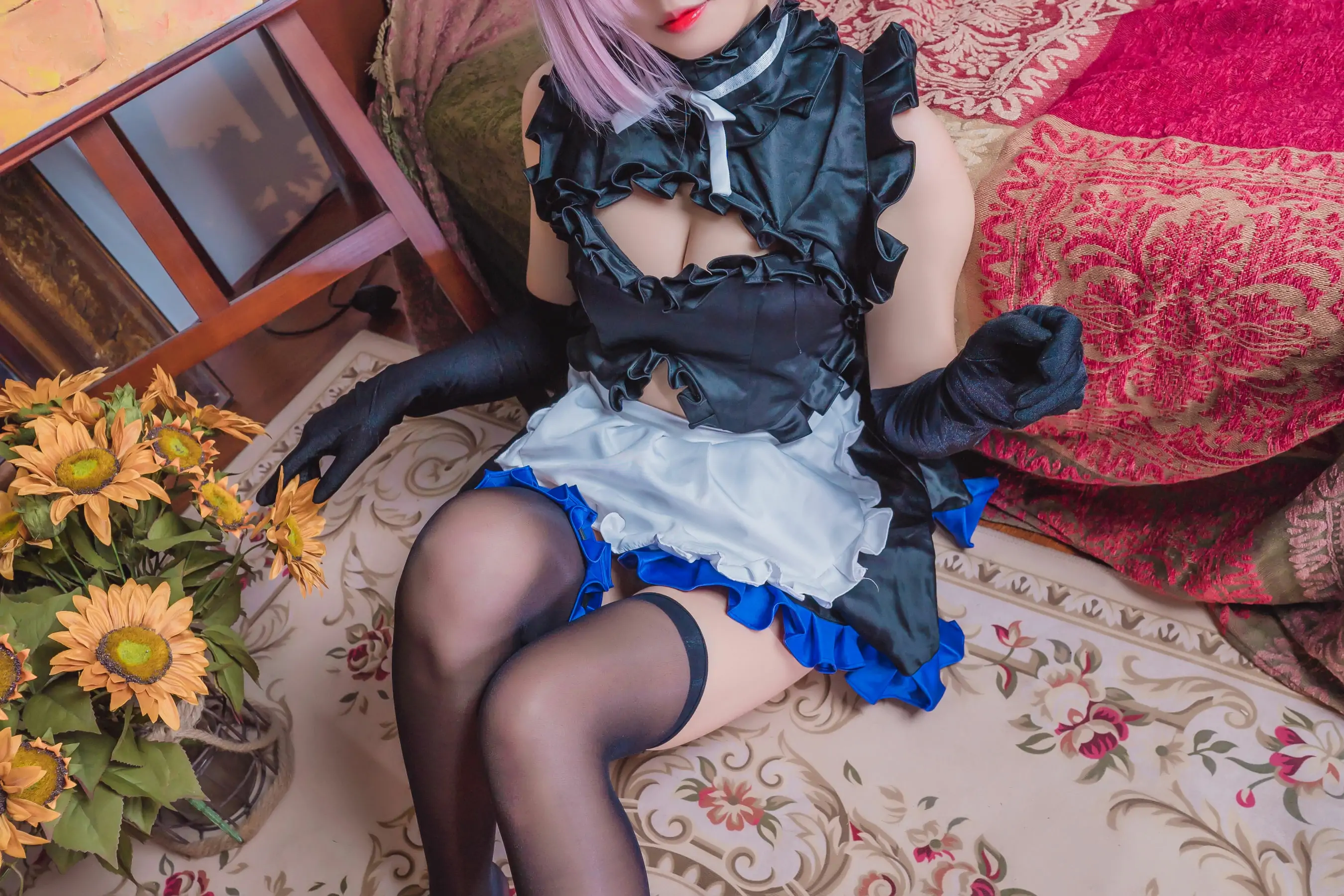 [网红COS] 动漫博主墨玉-M – 玛修女仆