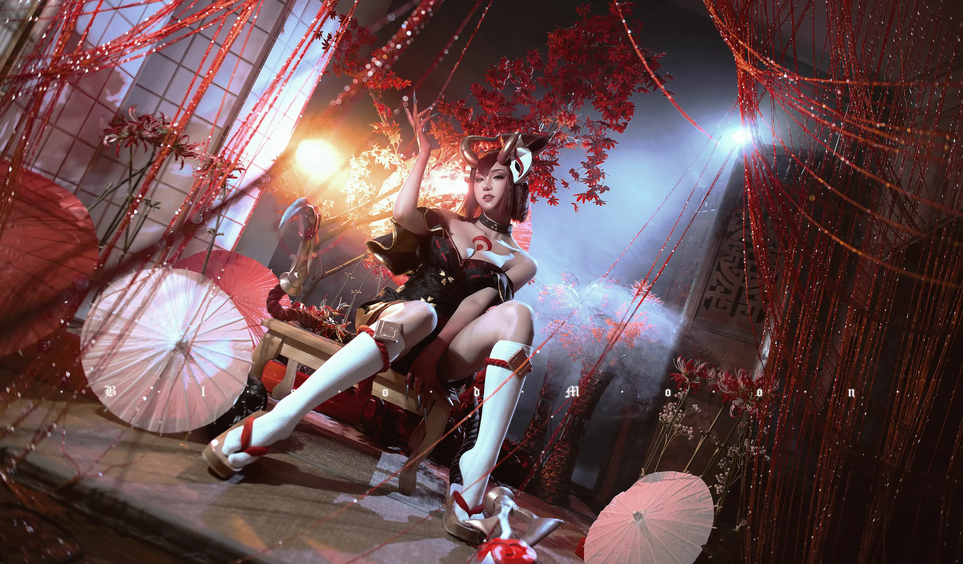 [网红COS] 瓦斯塔亚小龙虾 – 猩红之月伊芙琳