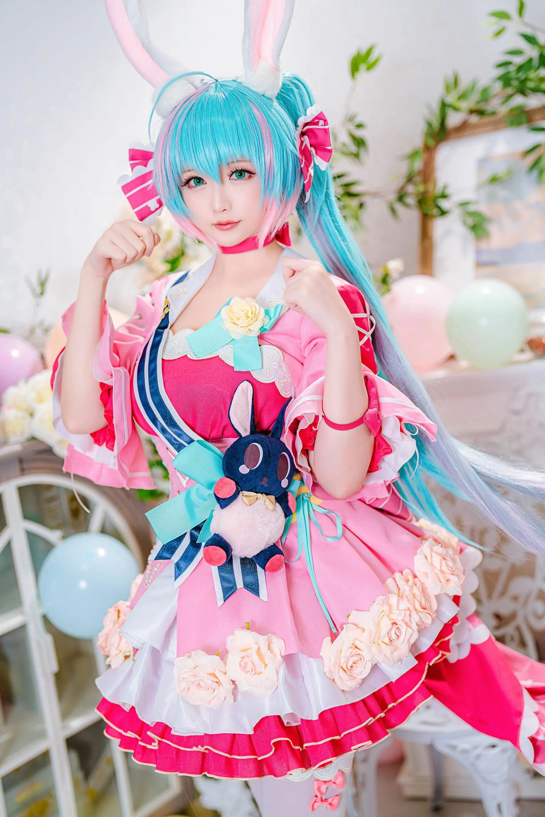 [福利COS] Coser小姐姐星之迟迟 - 情人节 梦梦套组