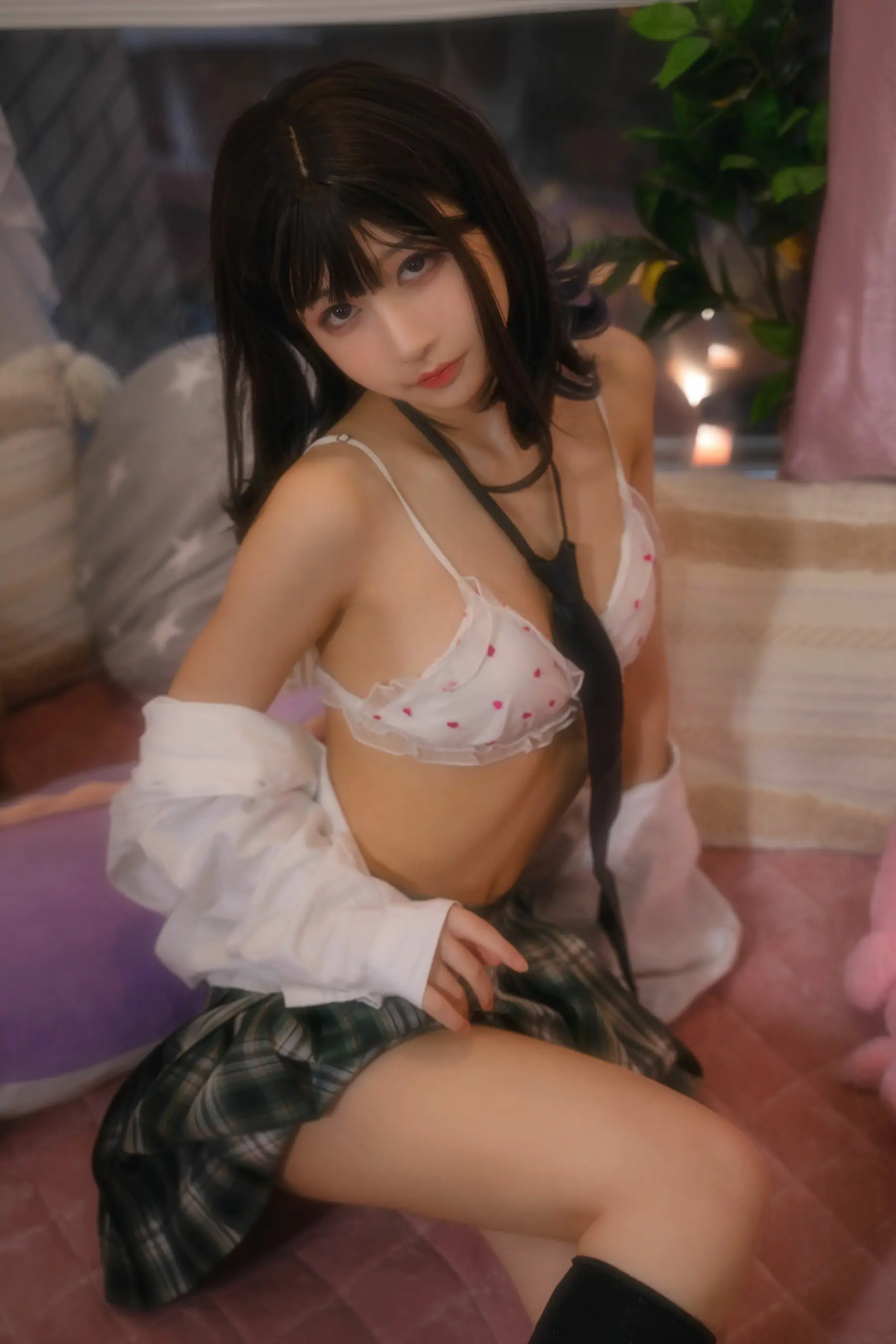 [福利COS] 可可老师 – 放课后JK